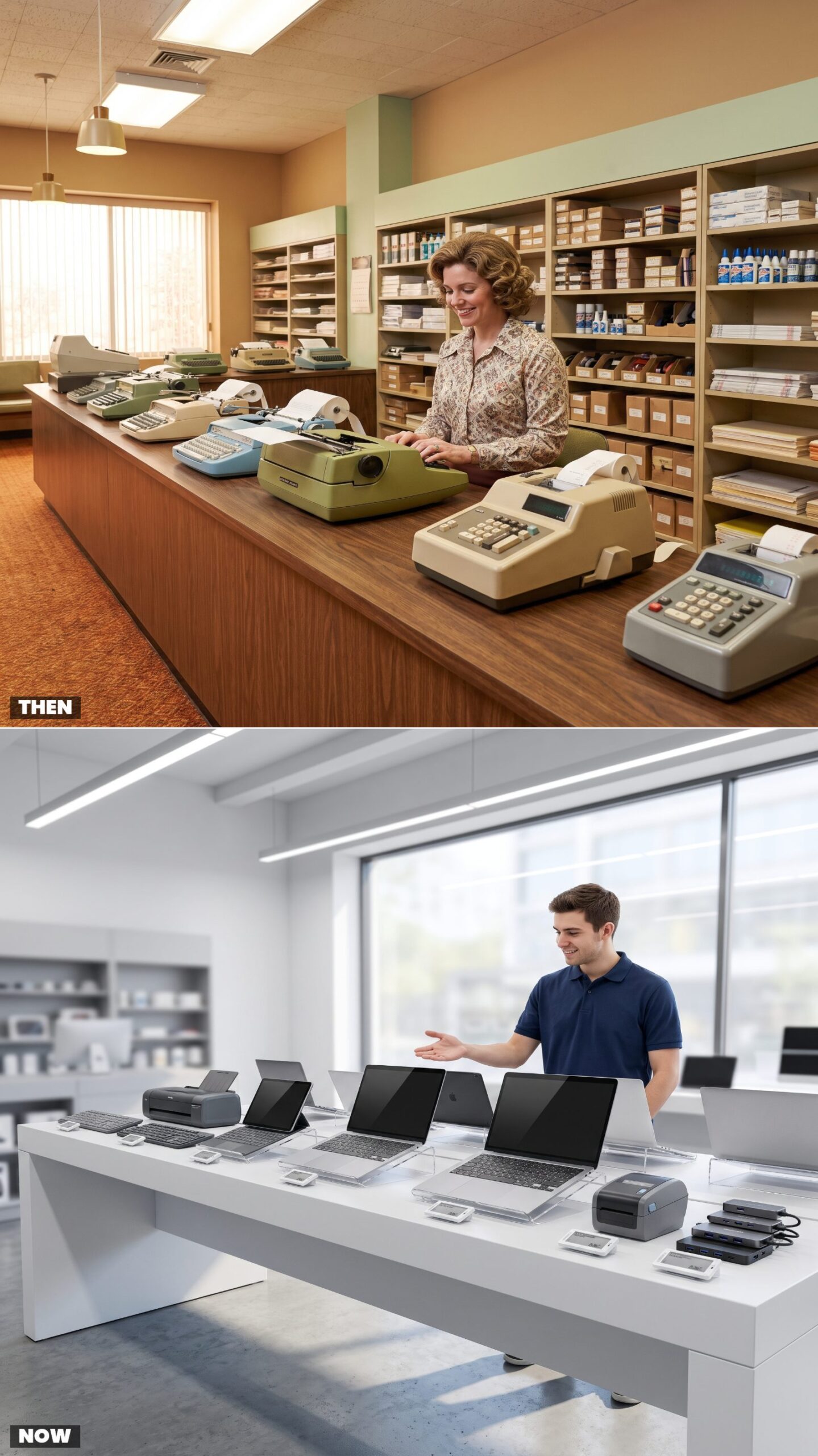 The Typewriter and Office-Machine Department
