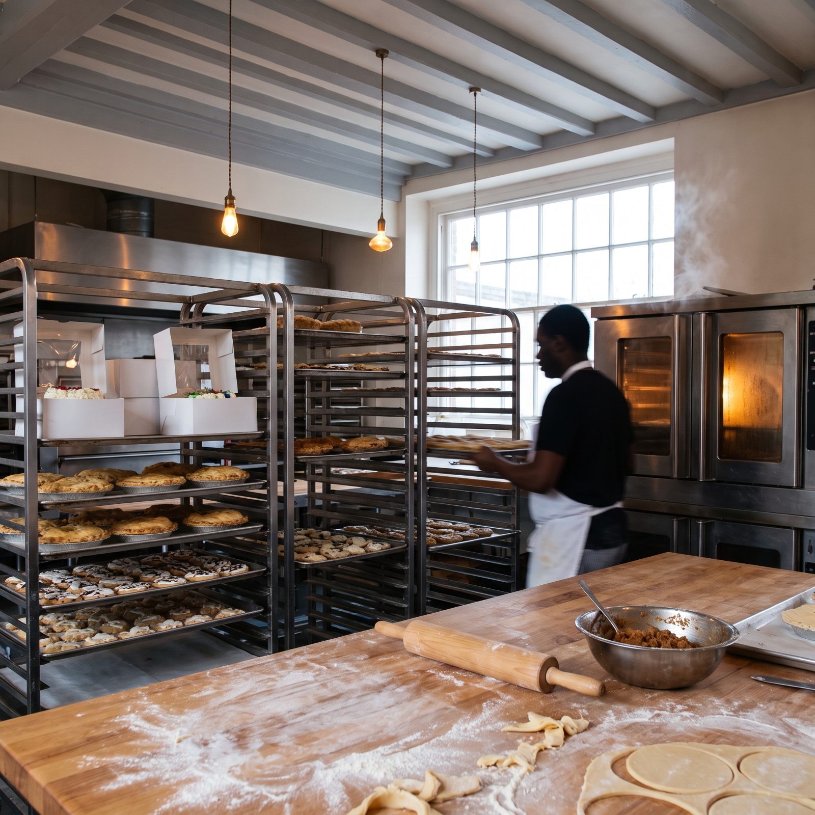 Bakers Producing Pies, Cookies and Celebration Cakes