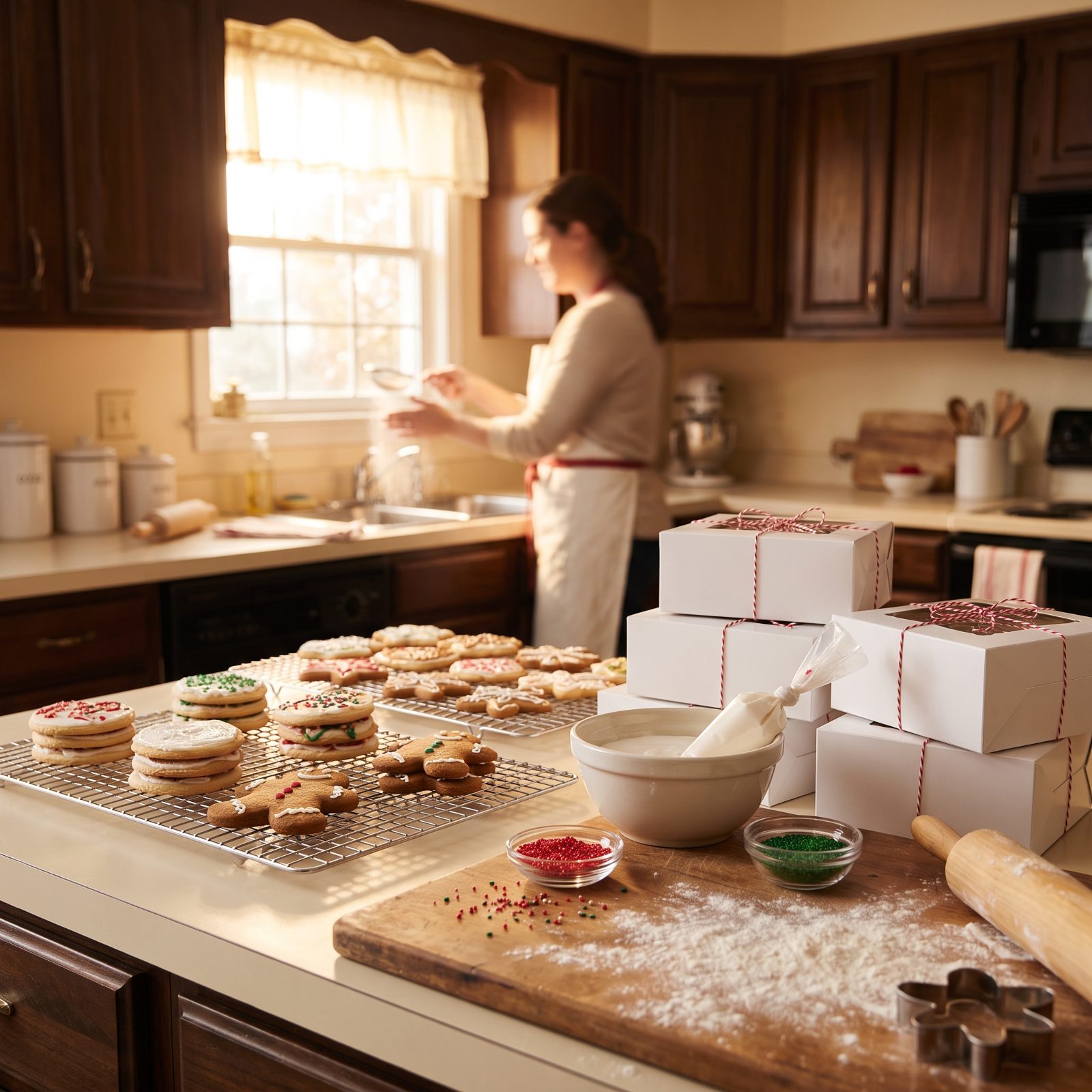 Bakers Sell Holiday Cookies and Dessert Trays