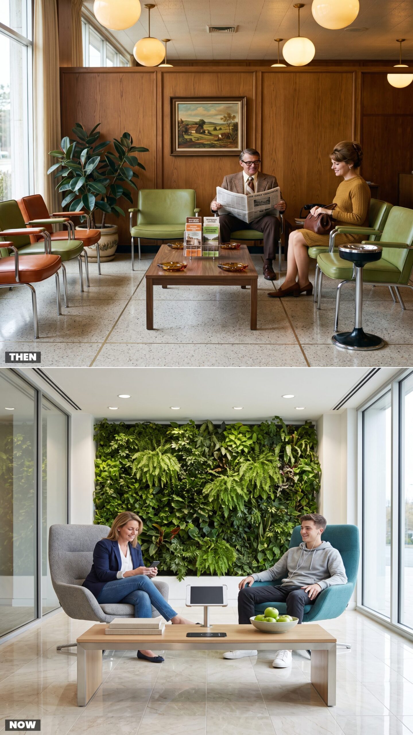 The Bank Lobby Seating Area