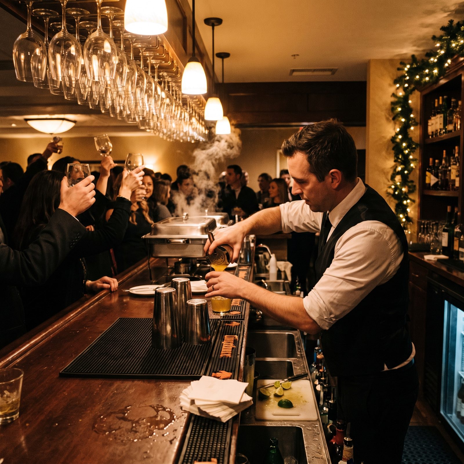 Bartenders Covering Office Parties and Family Reunions