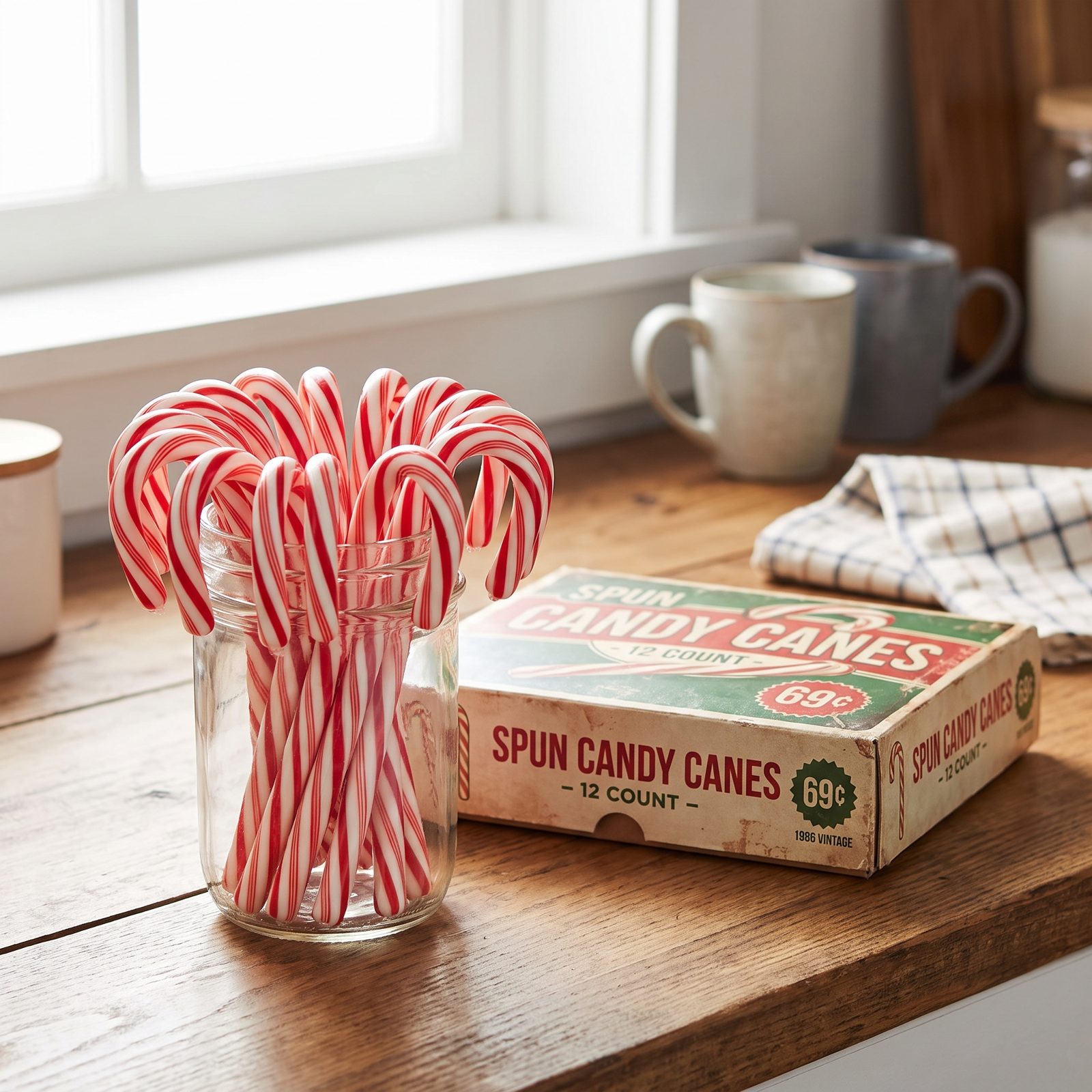 A Box of Candy Canes: About 69 Cents in 1986