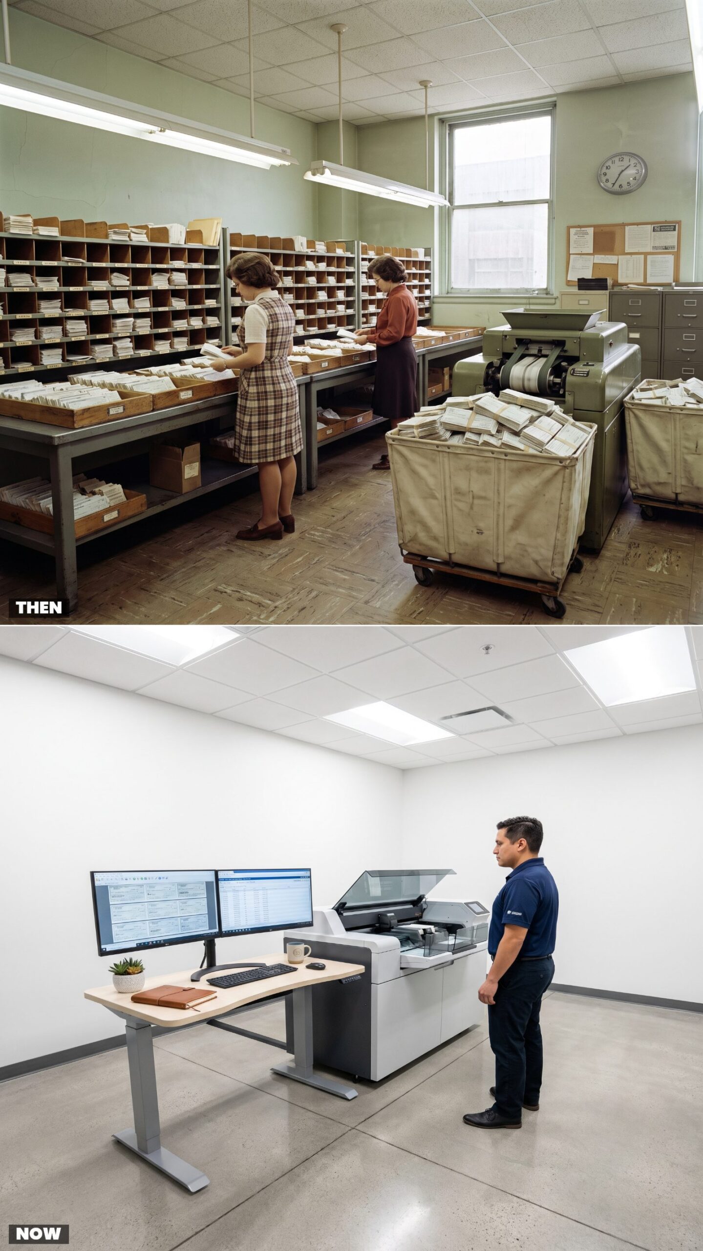 The Canceled-Check Sorting Room