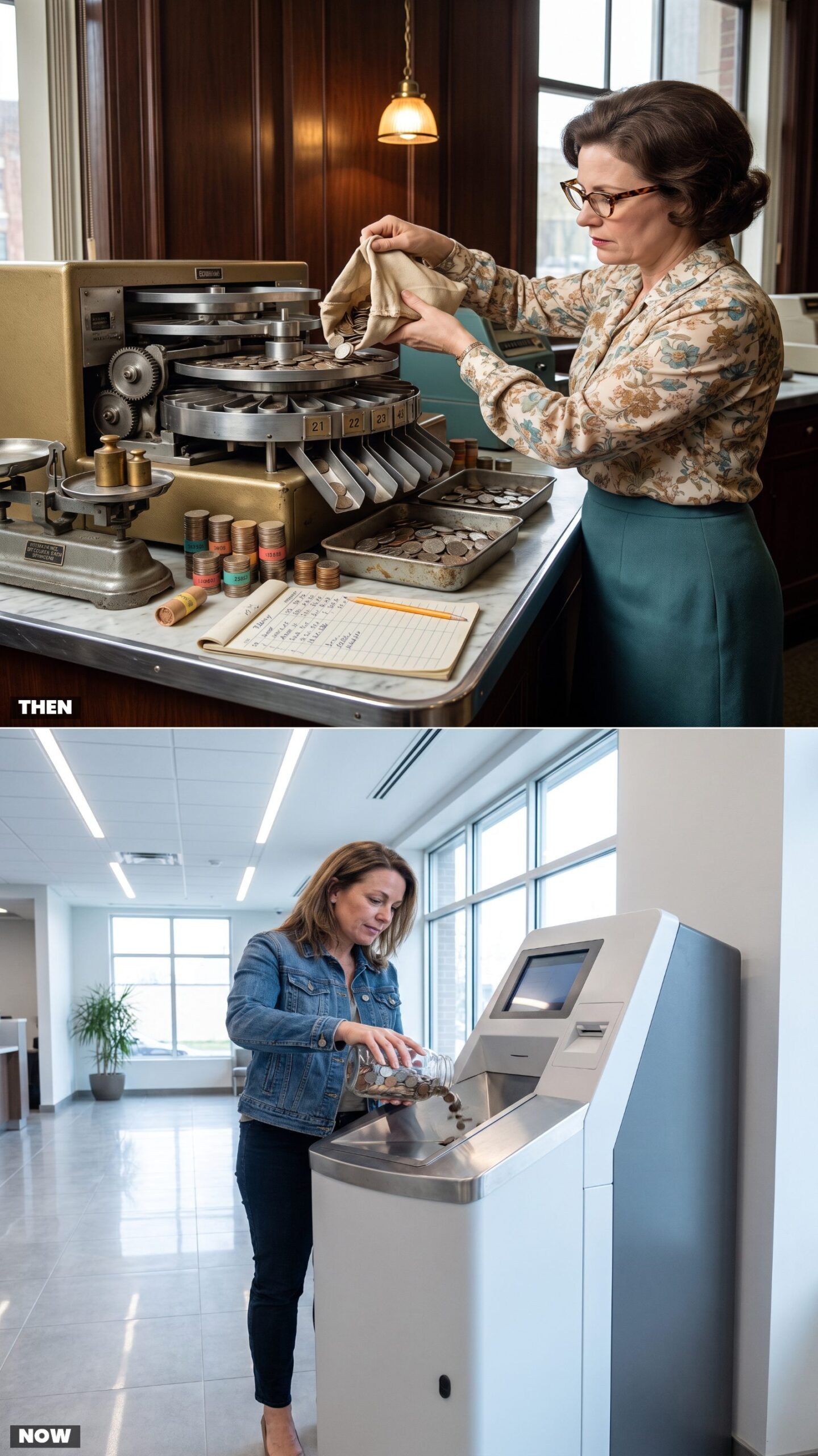 Coin-Counting Station to Self-Service Coin Kiosk