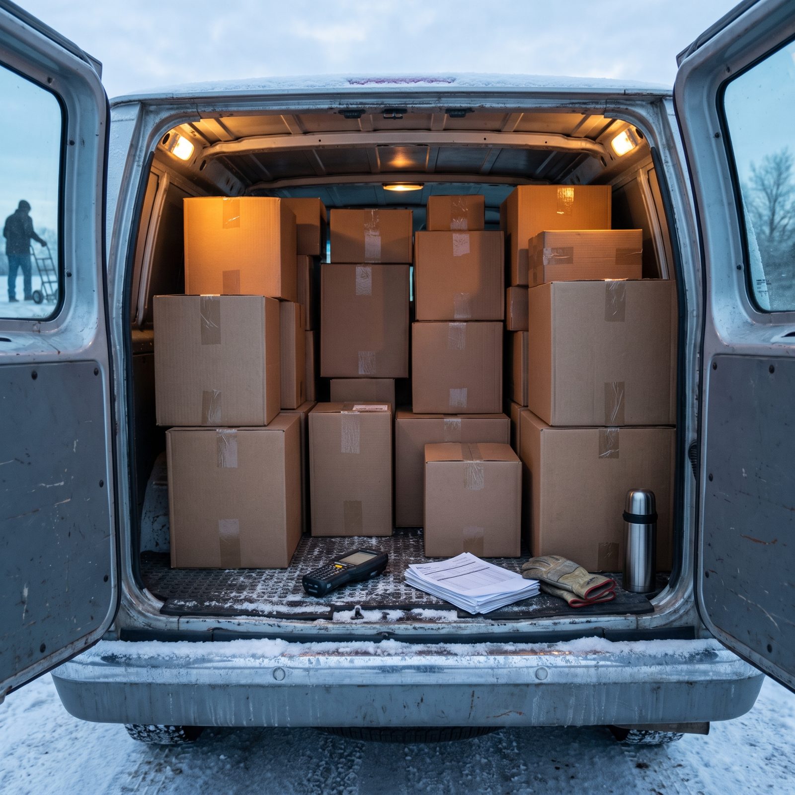 Delivery Drivers Run Peak-Season Routes
