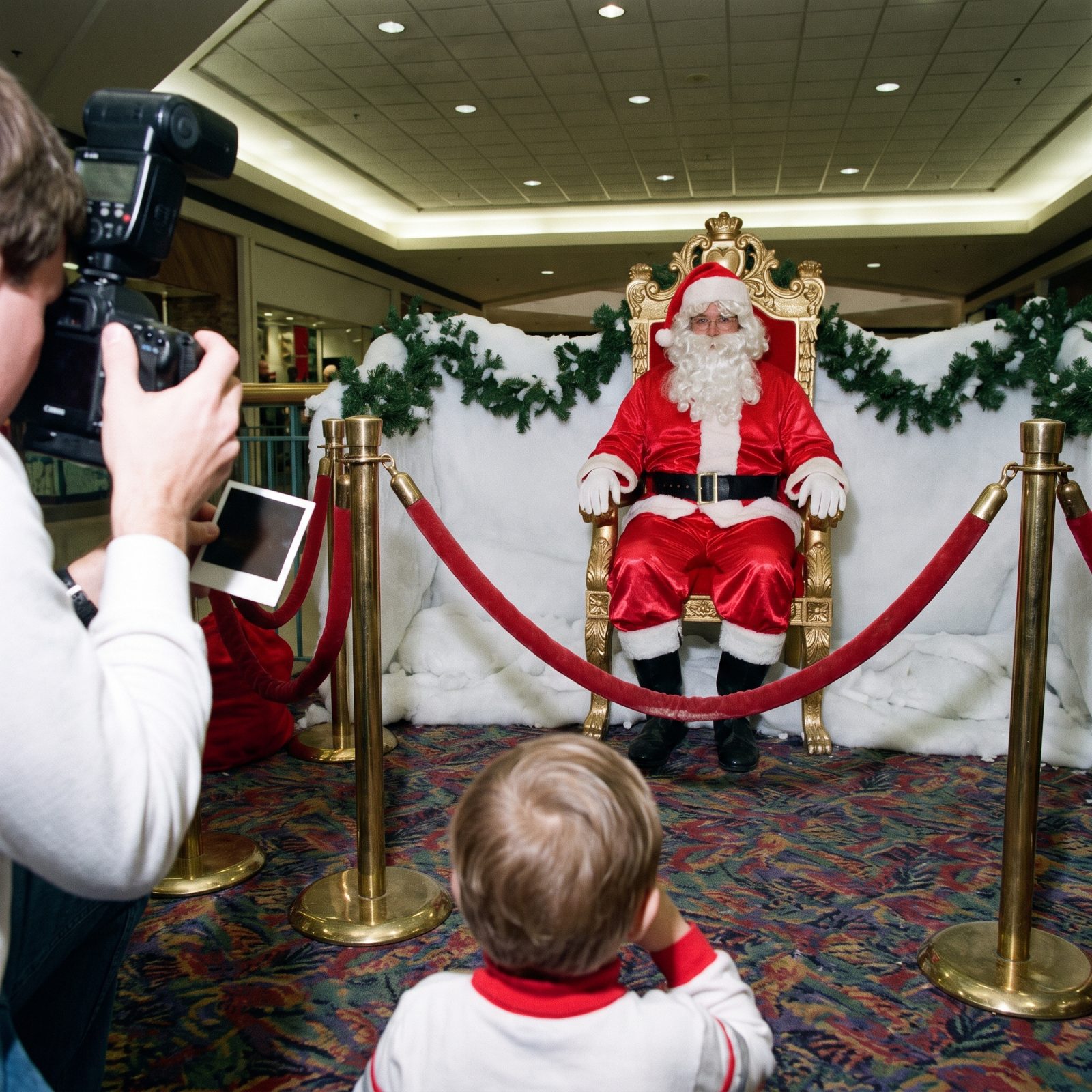The Department-Store Santa Photo: A Dollar Then, A Racket Now
