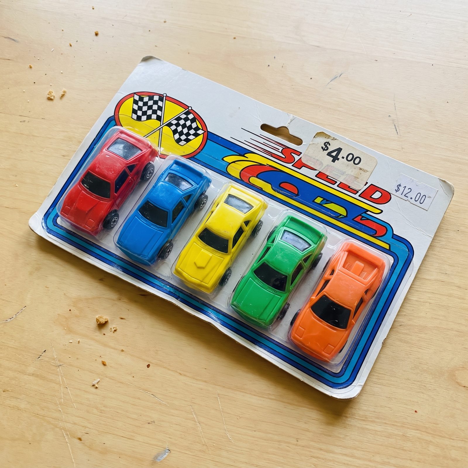 A Die-Cast Toy Car Set: $4 in 1985, $12 Today