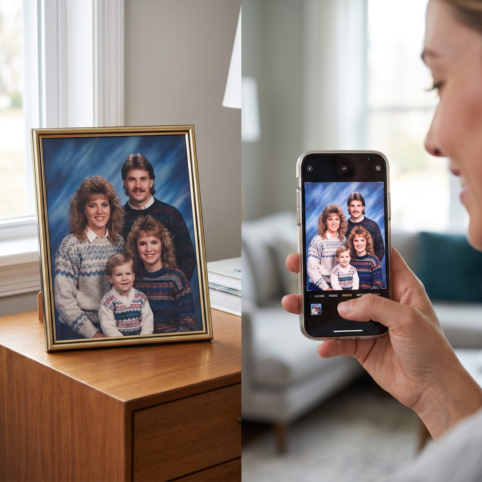A Family Portrait Package: Film Fees Then, Free Phones Now