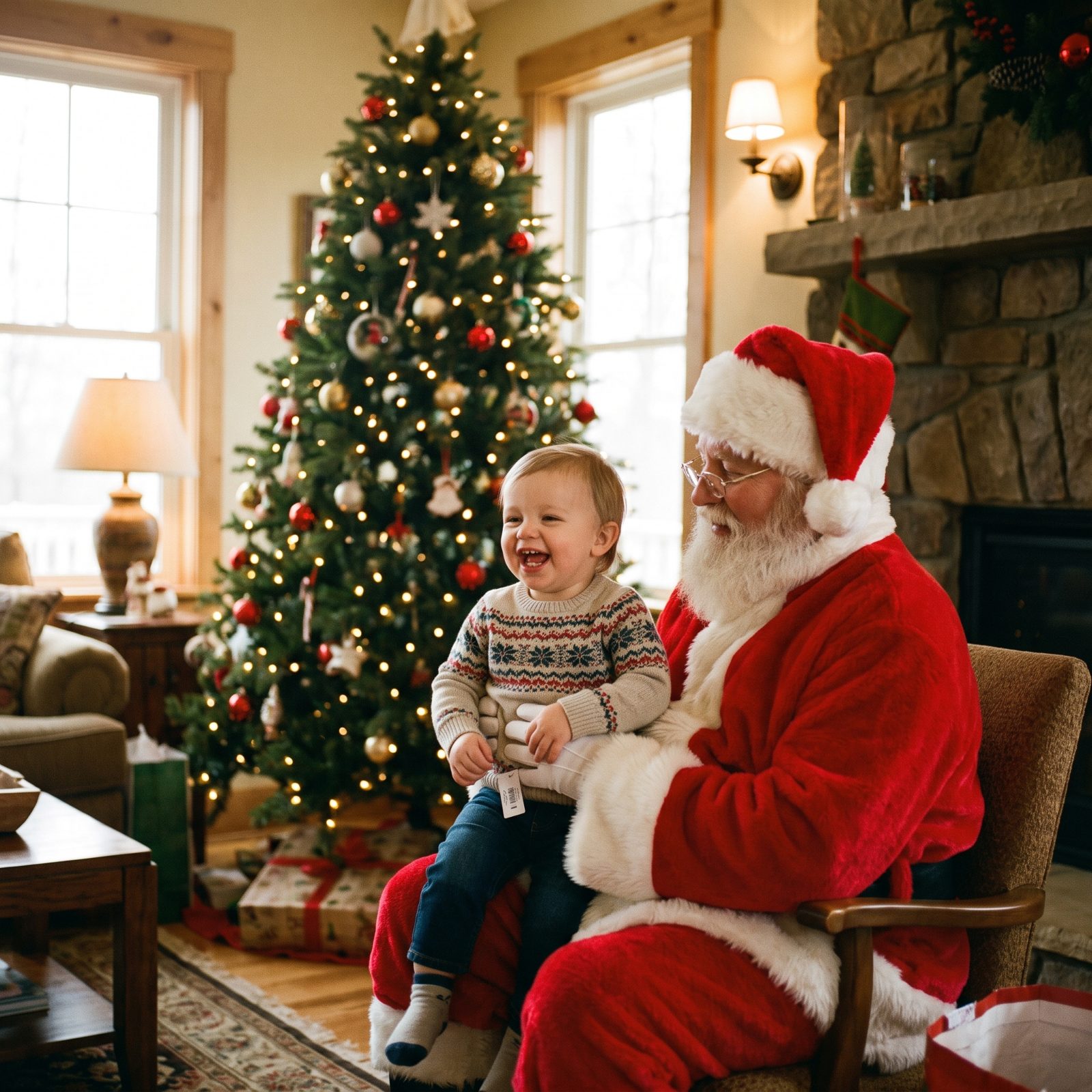 The Family Visit to Santa
