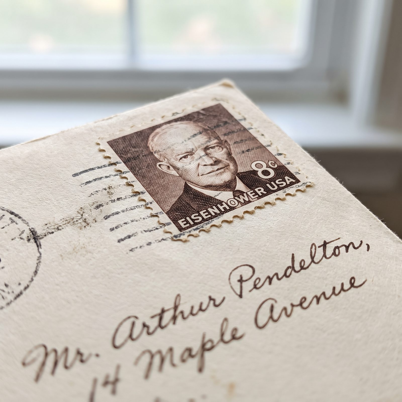 A First-Class Postage Stamp: Eight Cents to Mail a Letter