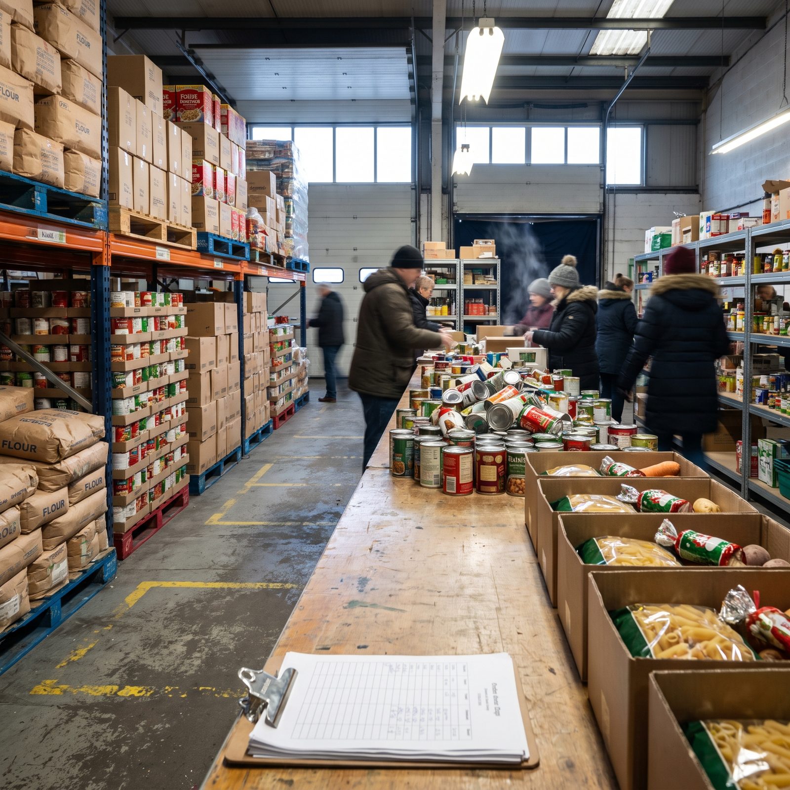 Food-Bank Coordinators Meeting the Christmas Demand Surge