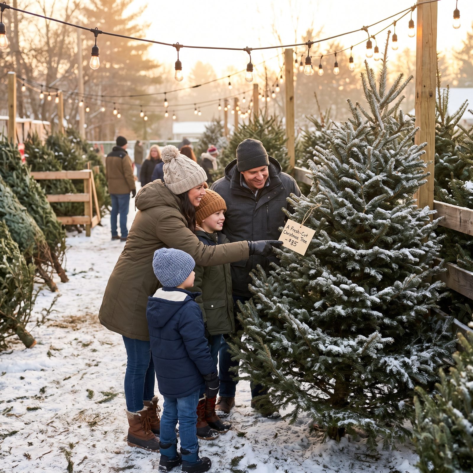 A Fresh-Cut Christmas Tree