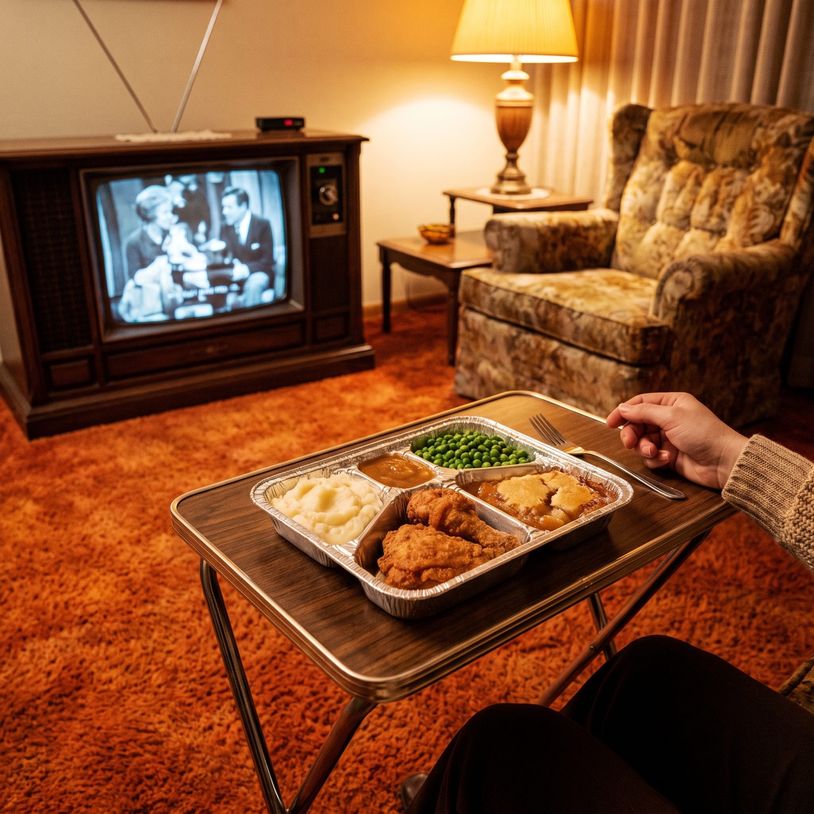 A Frozen TV Dinner: Roughly 50 to 69 Cents