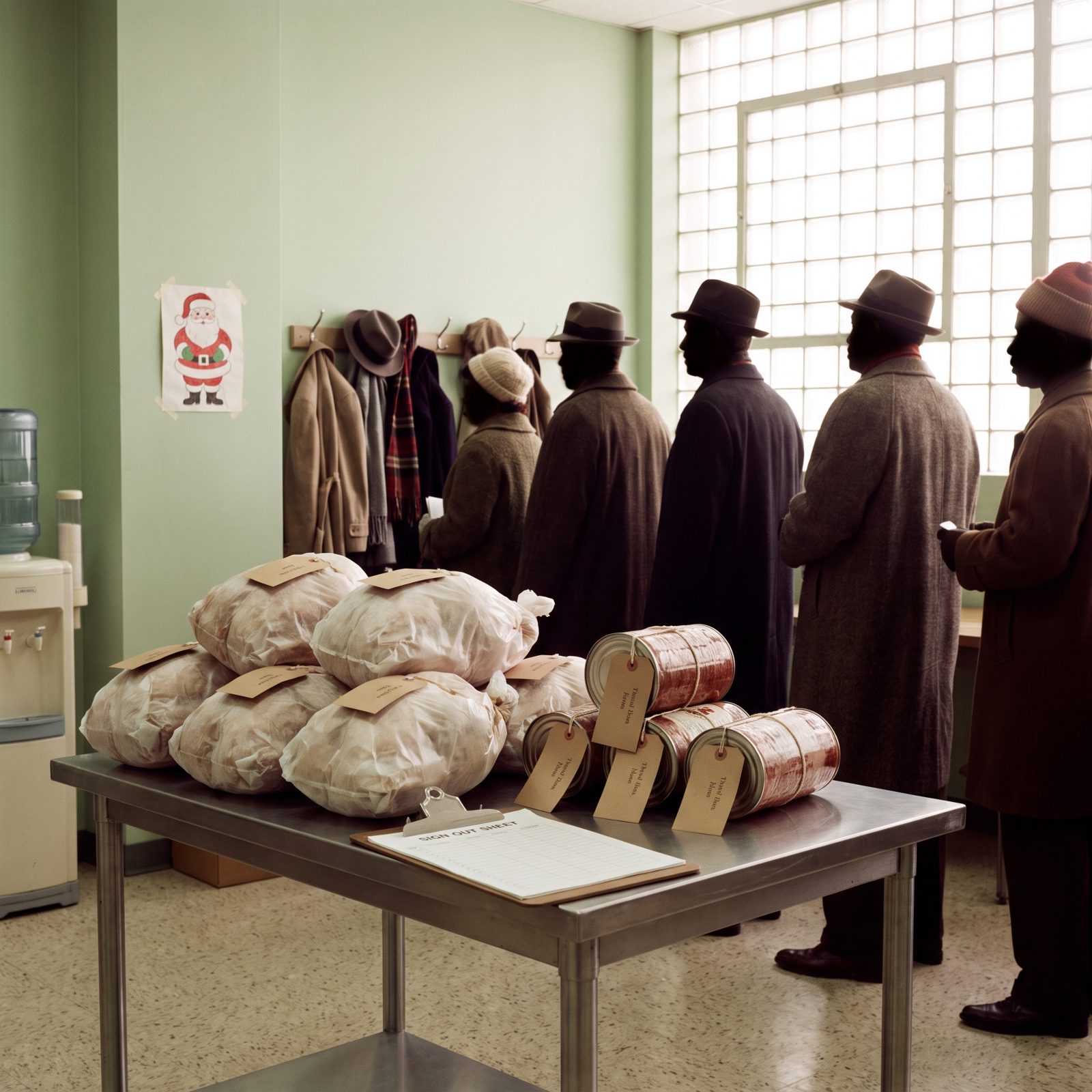 Giving Every Worker a Frozen Turkey or Holiday Ham