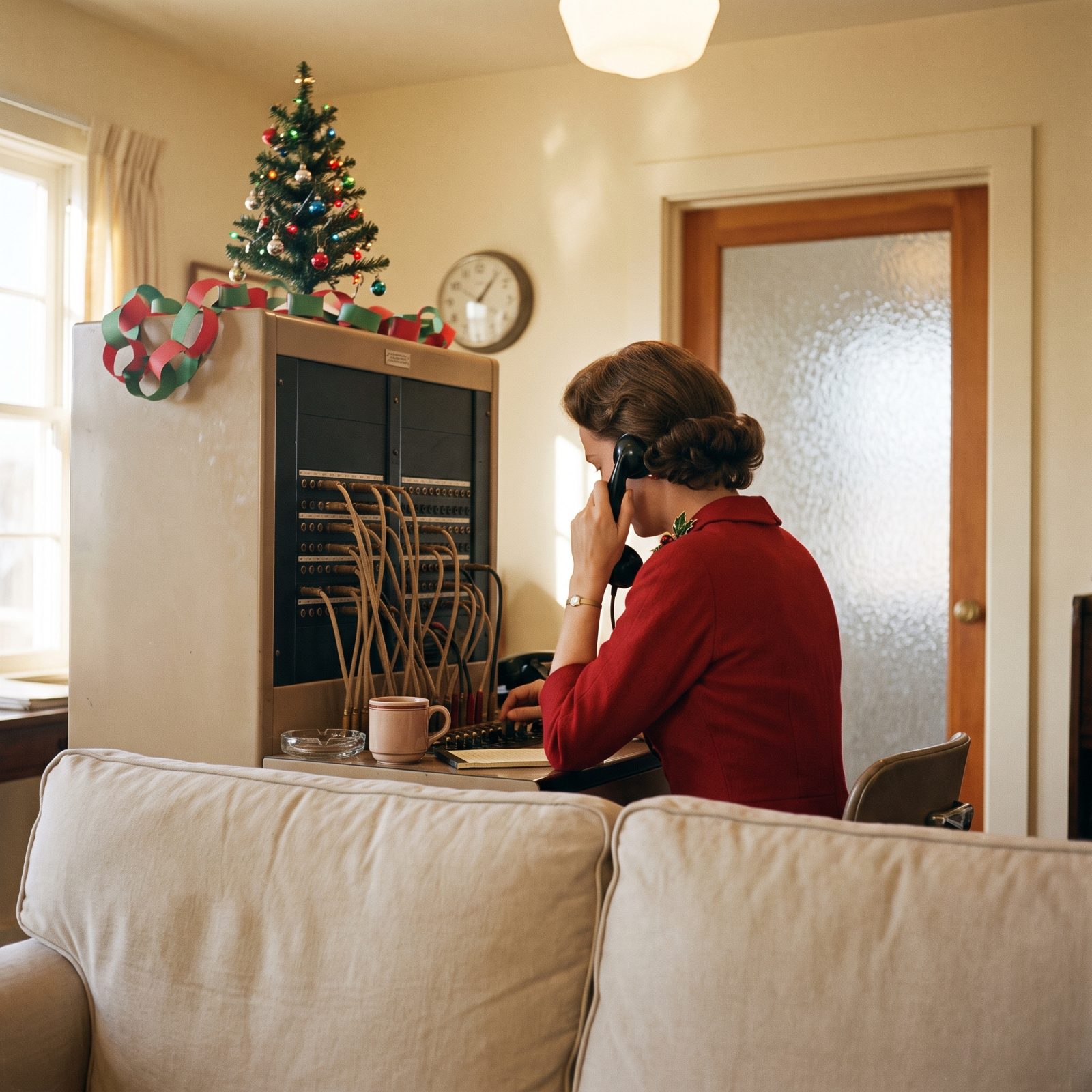Having the Switchboard Operator Give a Festive Greeting