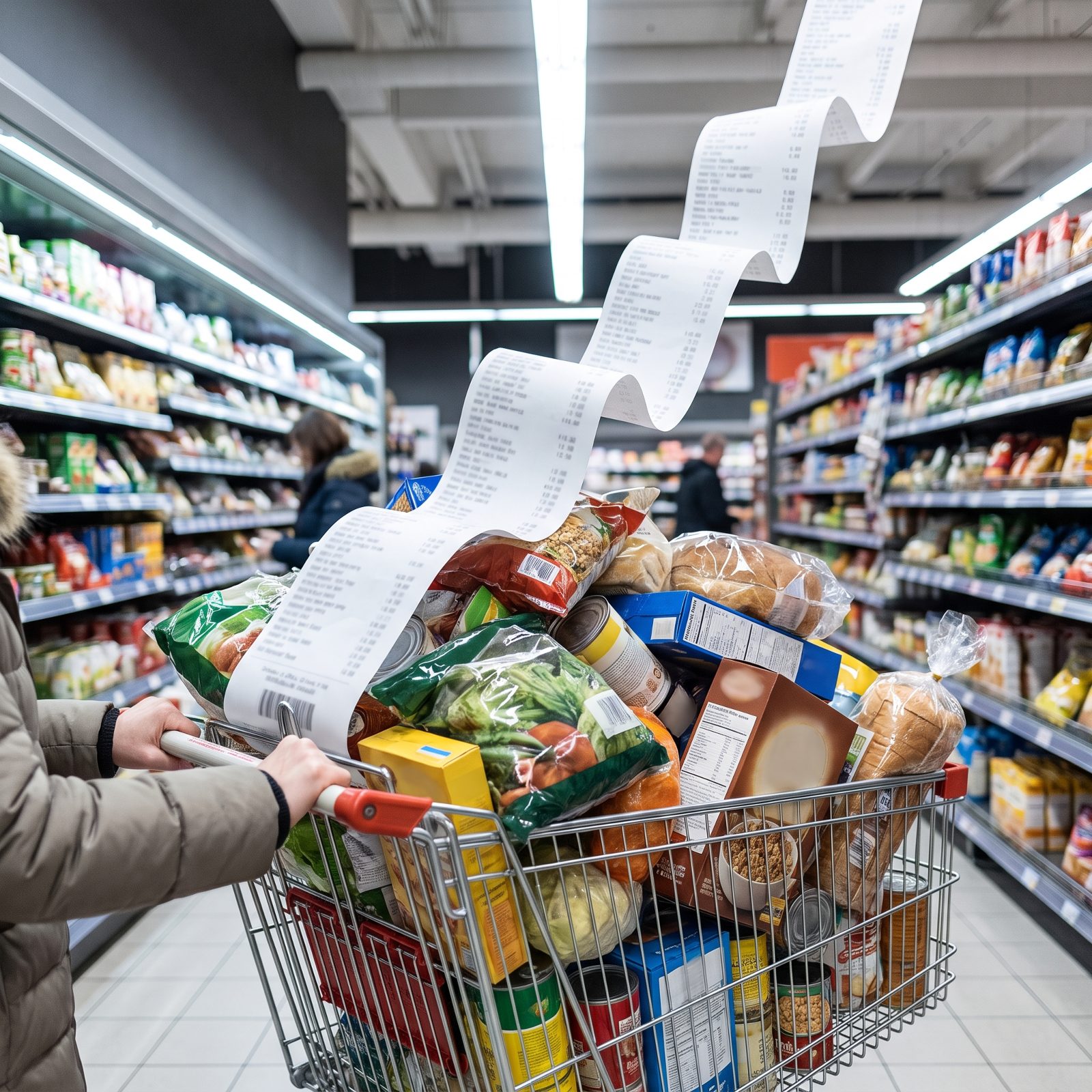 Higher Grocery Spending Throughout December