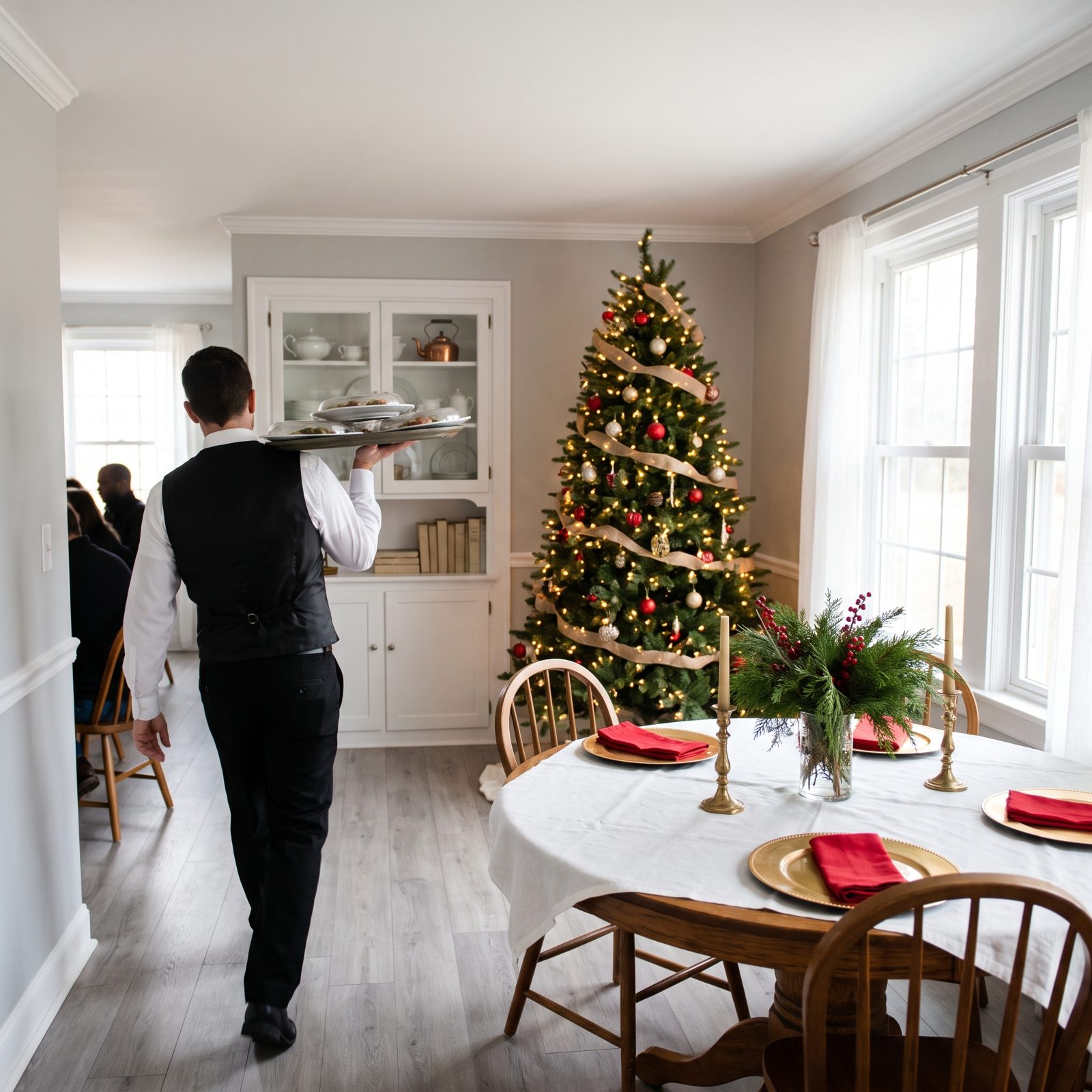 Holiday Banquet Server to Hotel Hospitality Professional