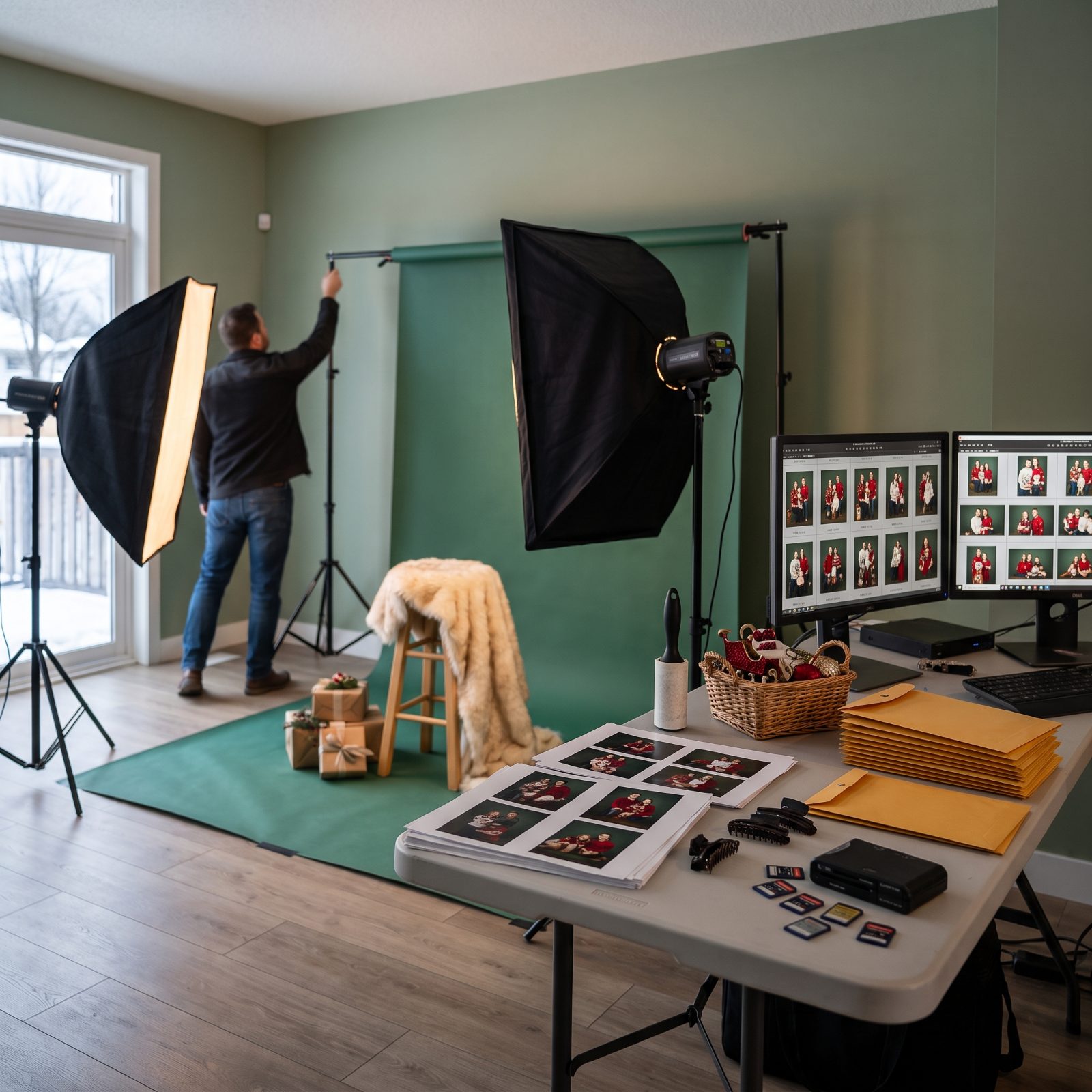 Holiday Photographers Racing the Deadline for Portraits That Have to Arrive