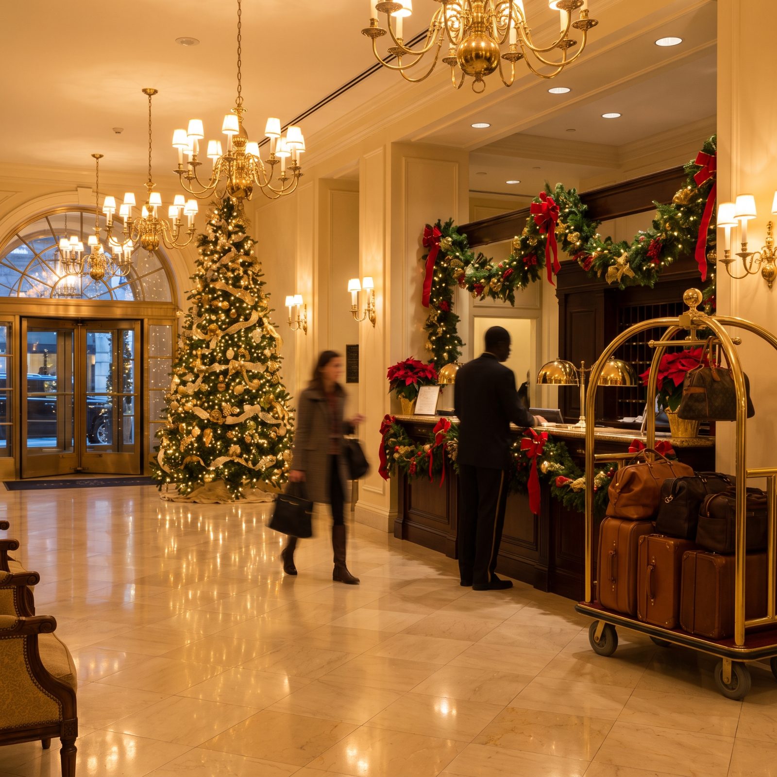 Hotel Employees Grab the Premium Holiday Shifts