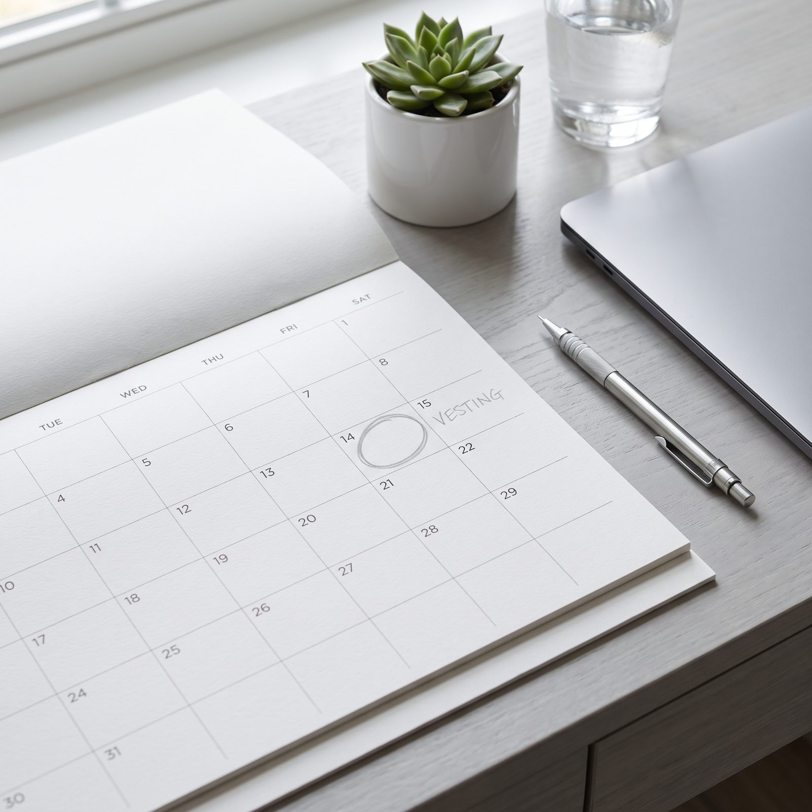Ignoring Vesting Dates Before Handing in Your Resignation