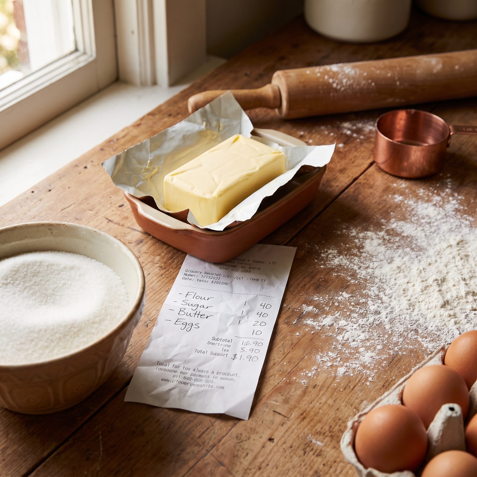 Ingredients for the First Round of Holiday Baking