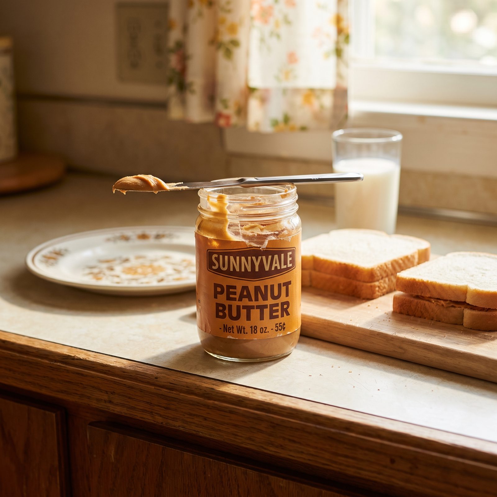 A Jar of Peanut Butter for Around 55 Cents in 1972