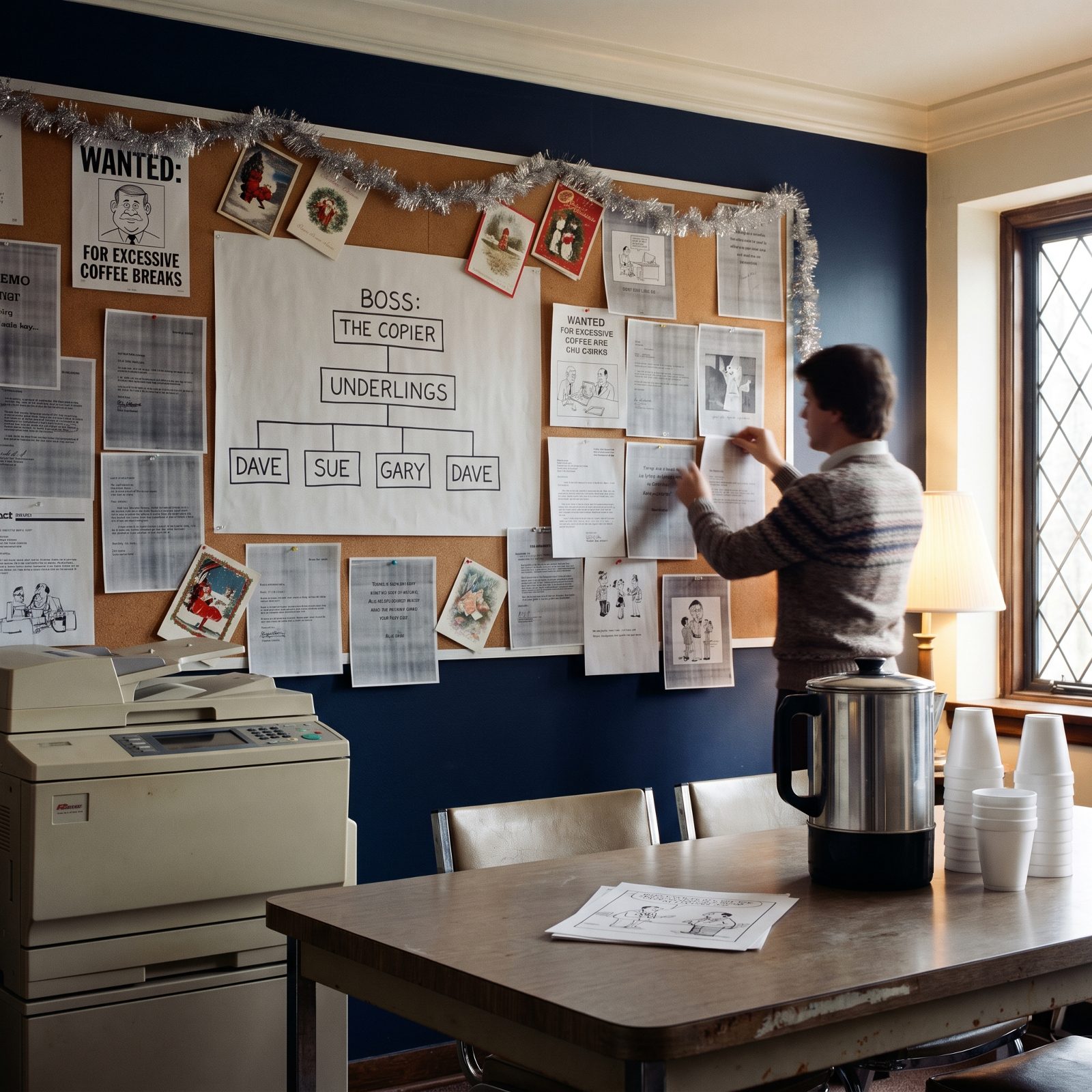 Keeping a Photocopied Gag Wall About Coworkers