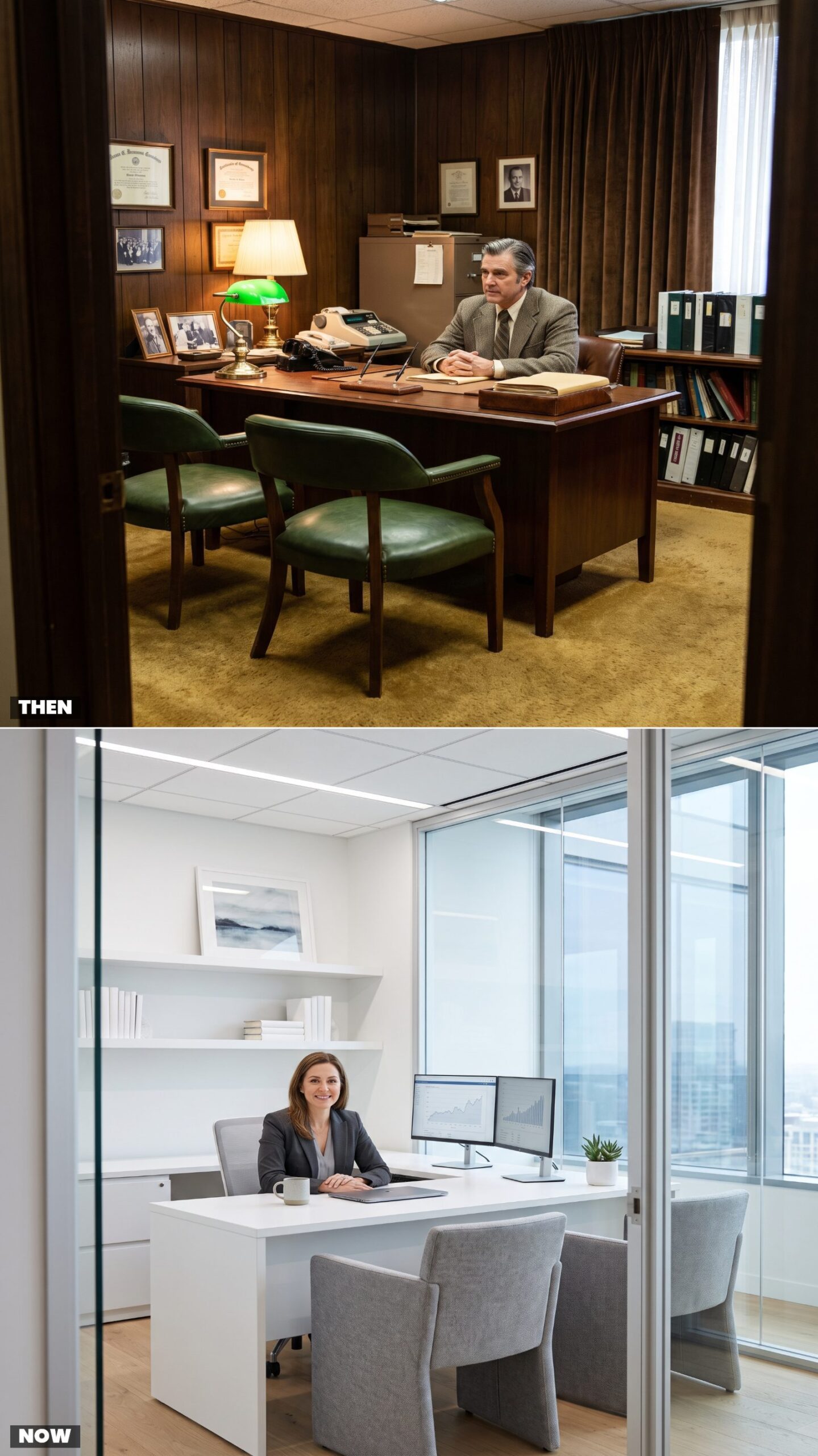 The Loan Officer's Private Office