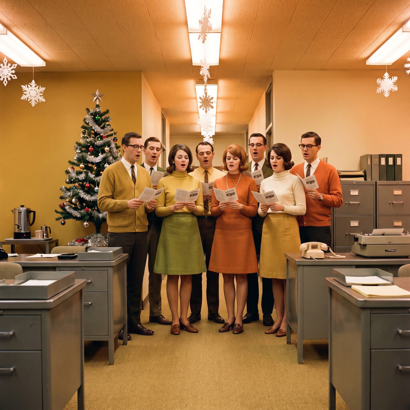 Making Employees Join an Office Caroling Group