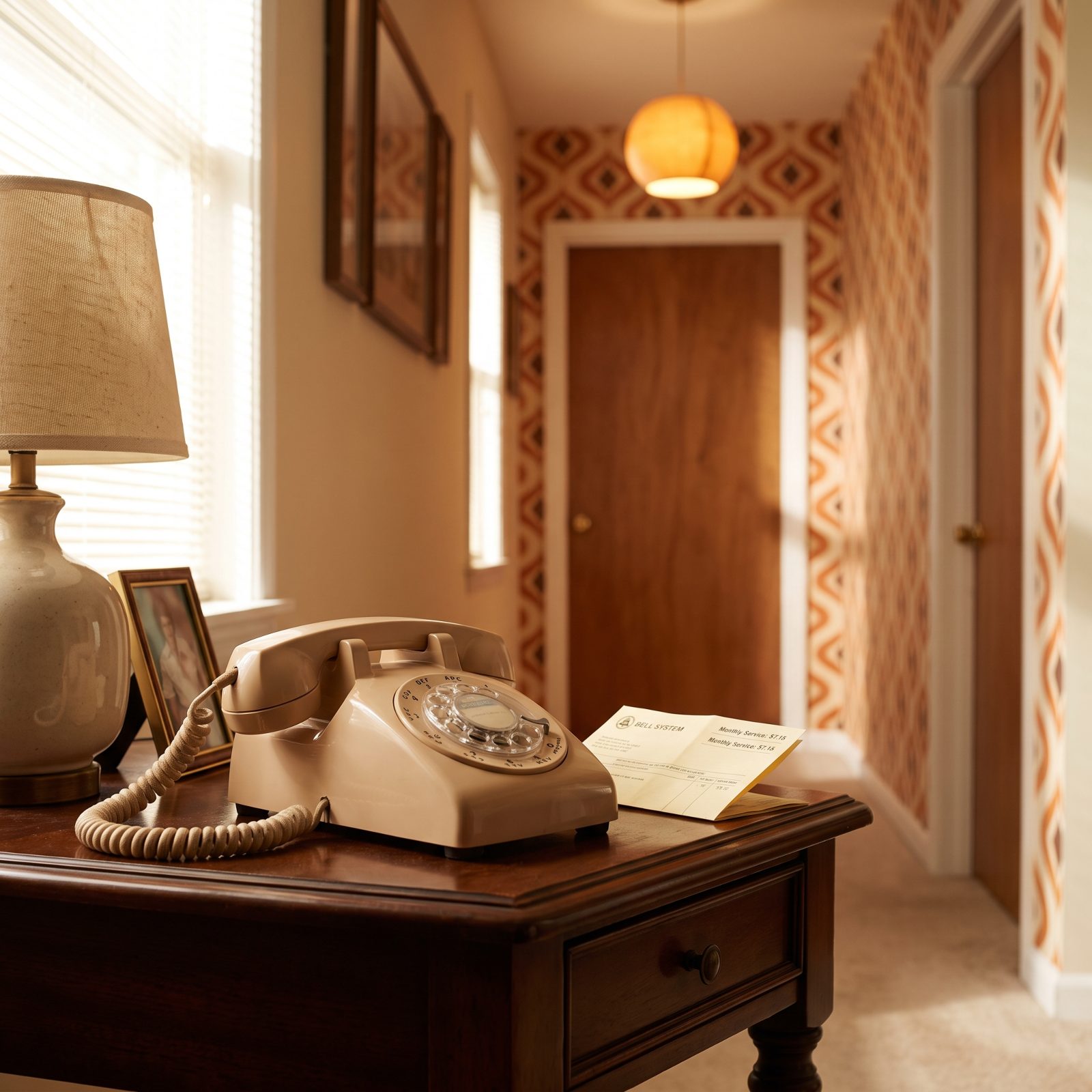 Monthly Home Telephone Service: Around $7 for the Landline