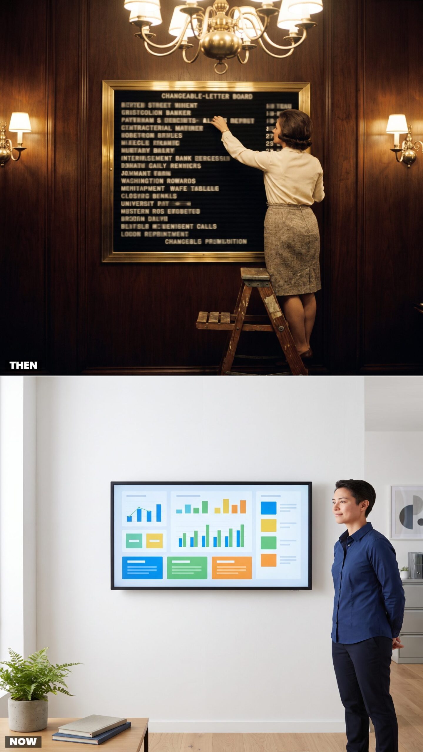 The Paper Rate Board Became a Digital Lobby Screen