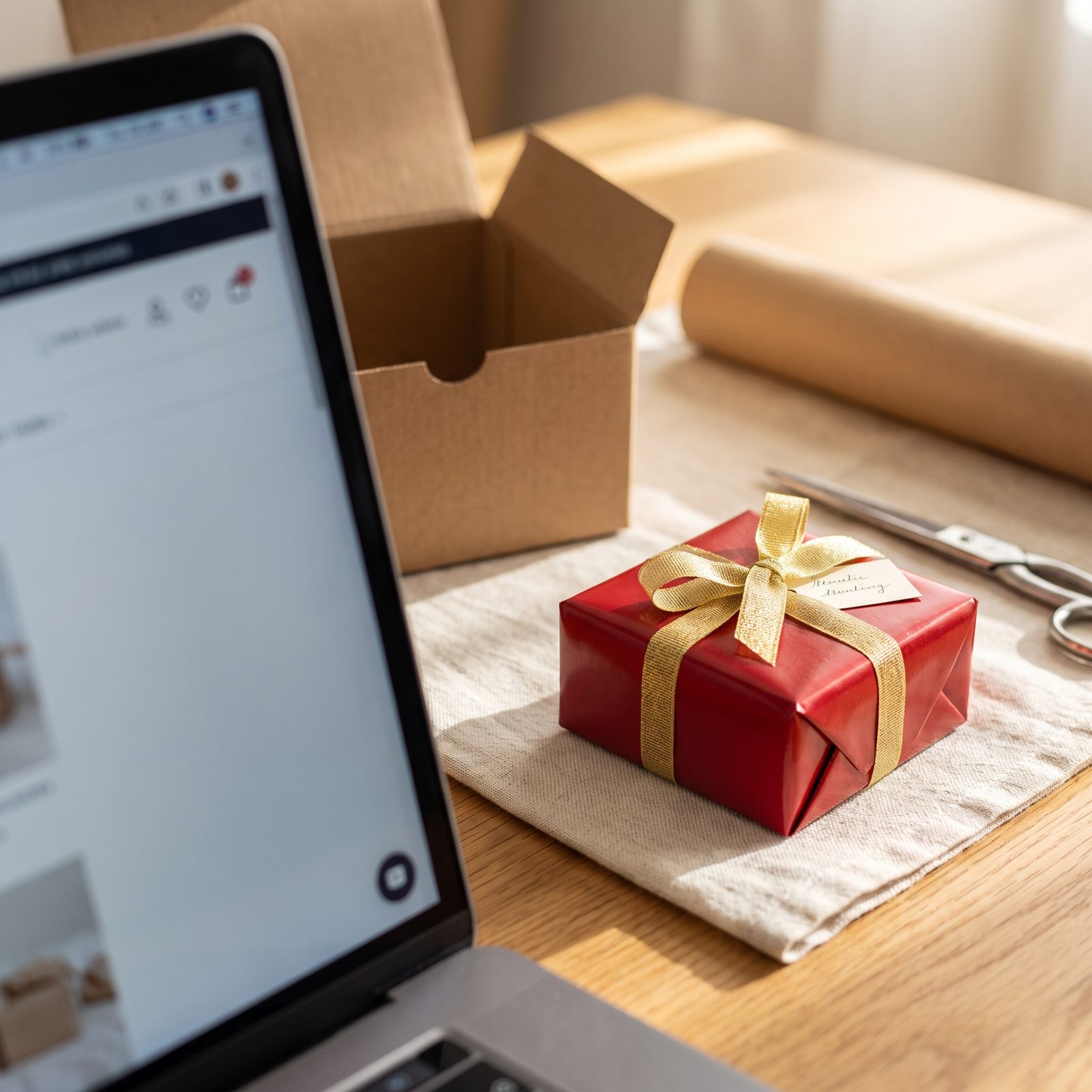 Paying for Gift Wrapping at Checkout