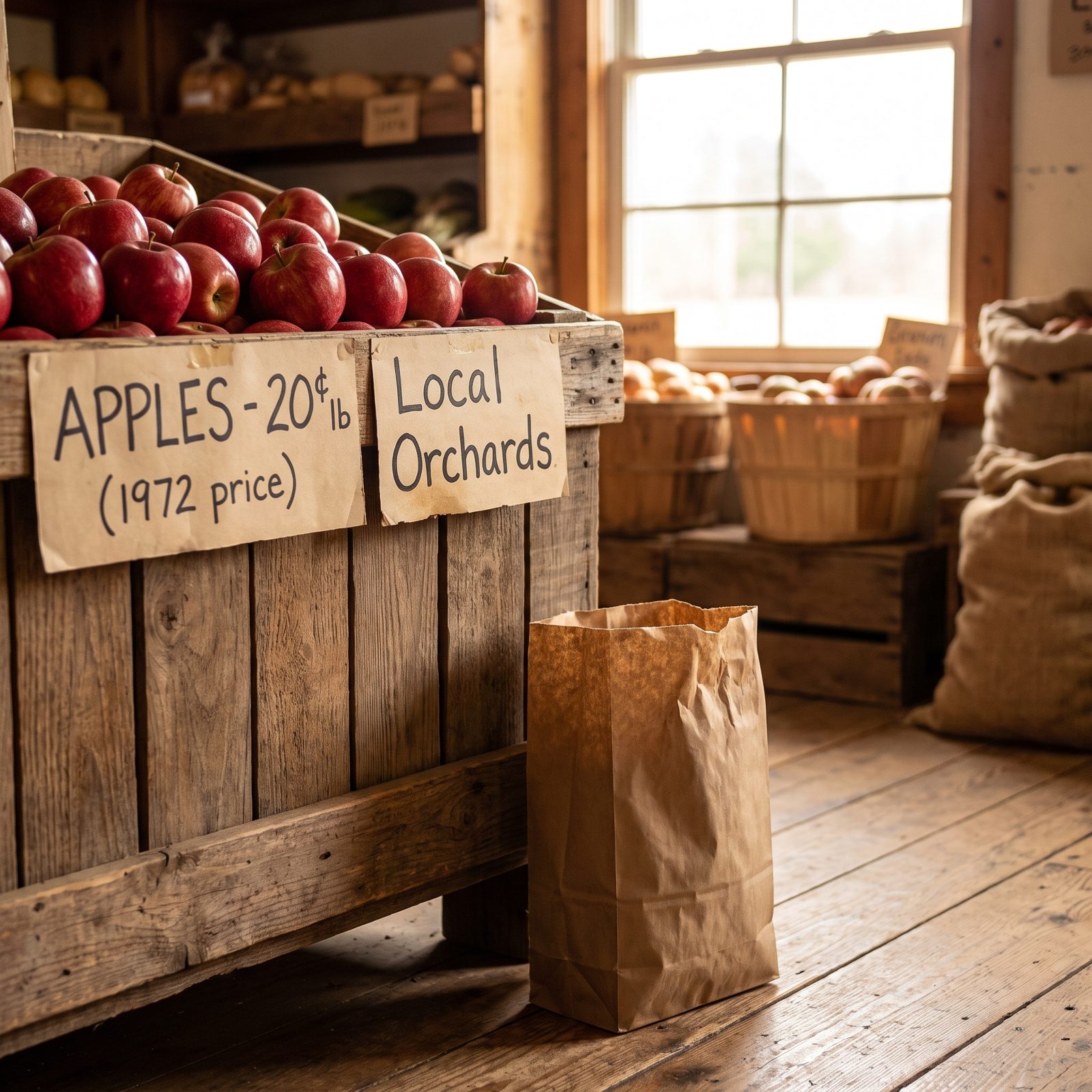 A Pound of Apples: Roughly 20 Cents in 1972