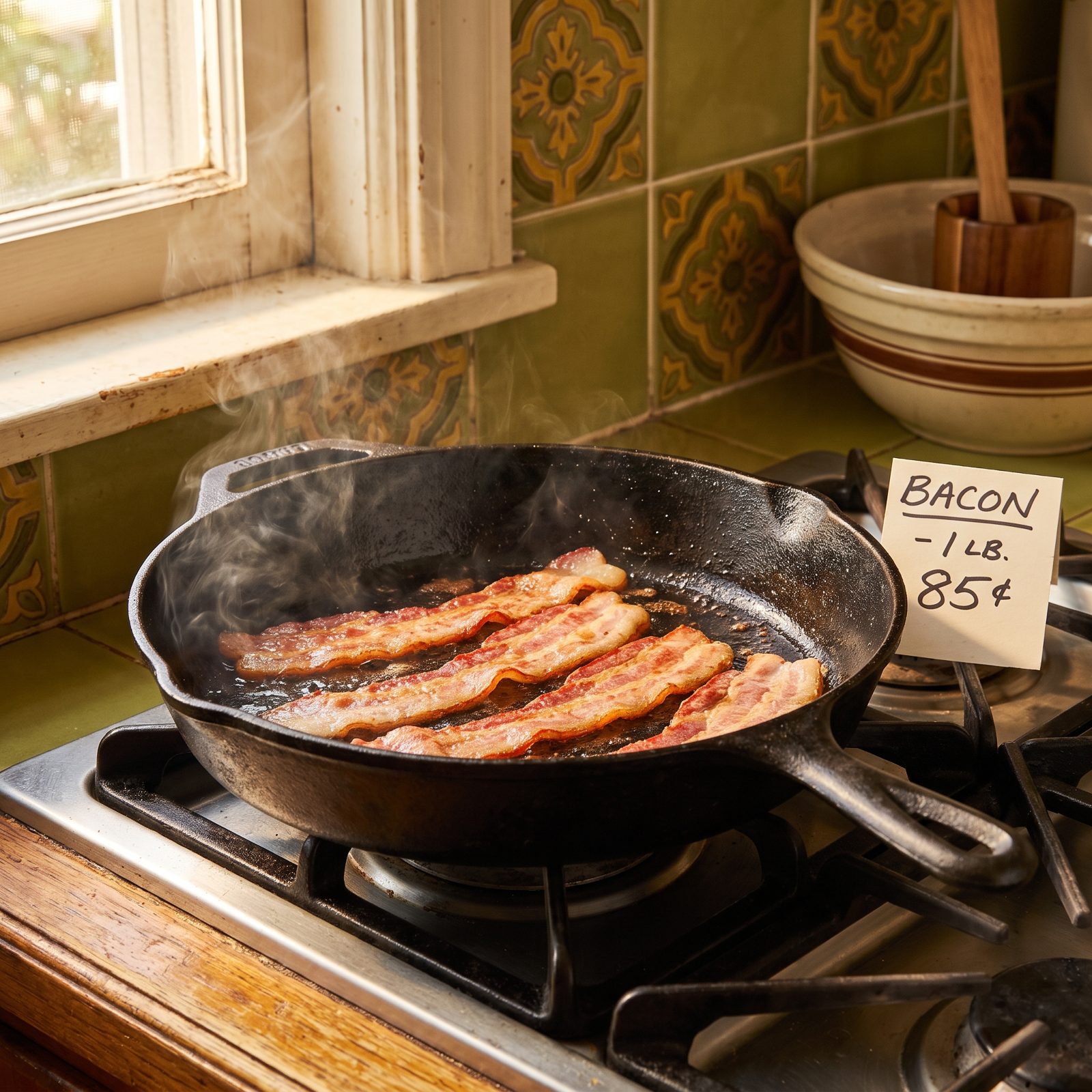A Pound of Bacon for Roughly 85 Cents in 1972