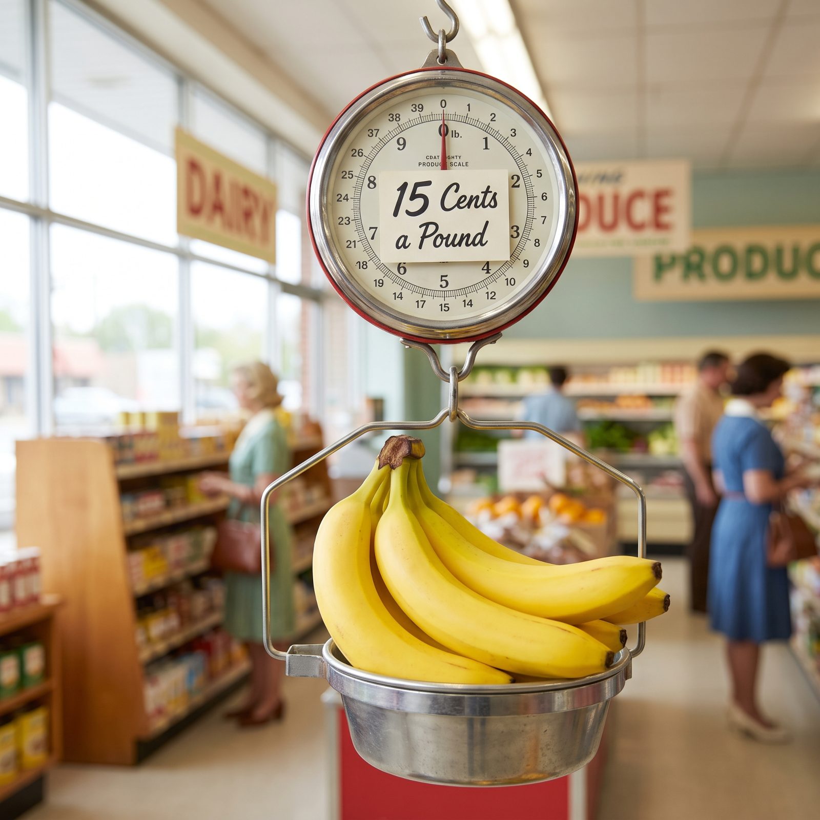 A Pound of Bananas for About 15 Cents in 1972