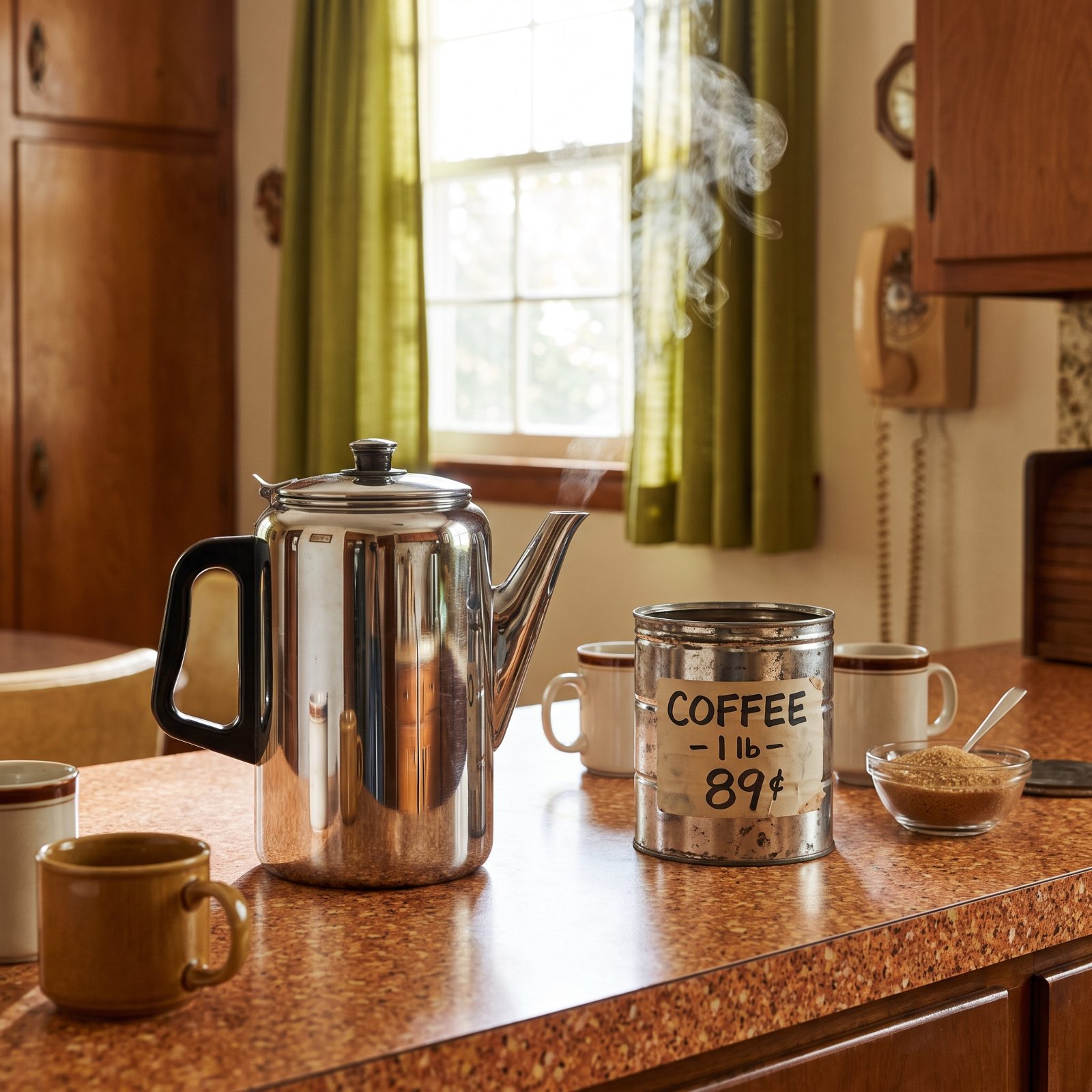 A Pound of Coffee: About 90 Cents