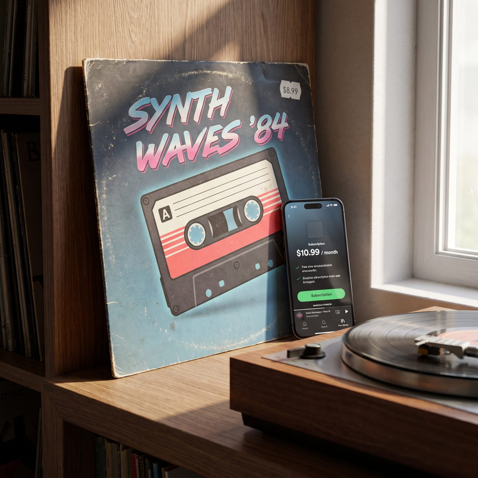 A Record Album Versus a Music Subscription: $9 an Album Then, $11 a Month Now