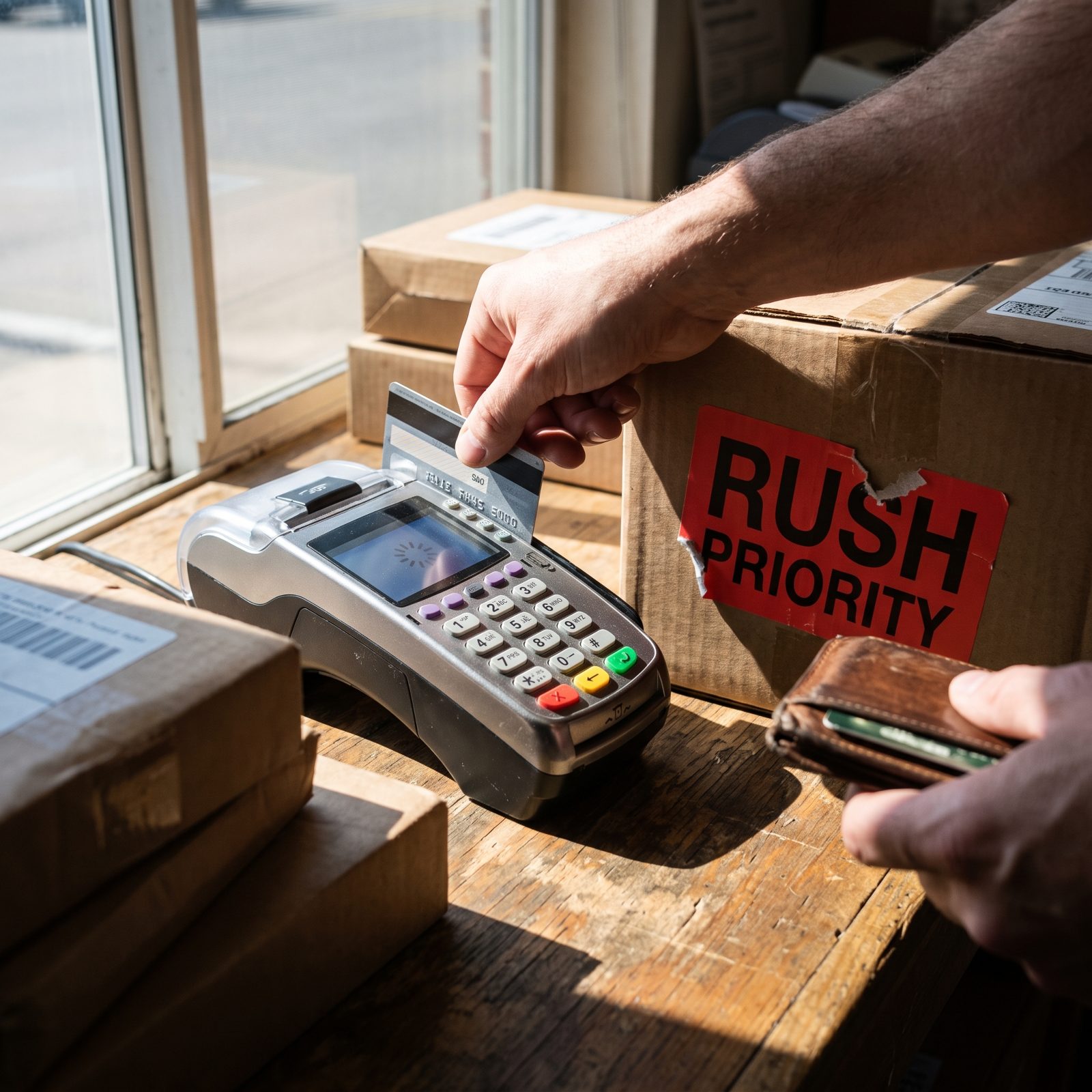 Rush Shipping You Pay Because the Deadline Snuck Up