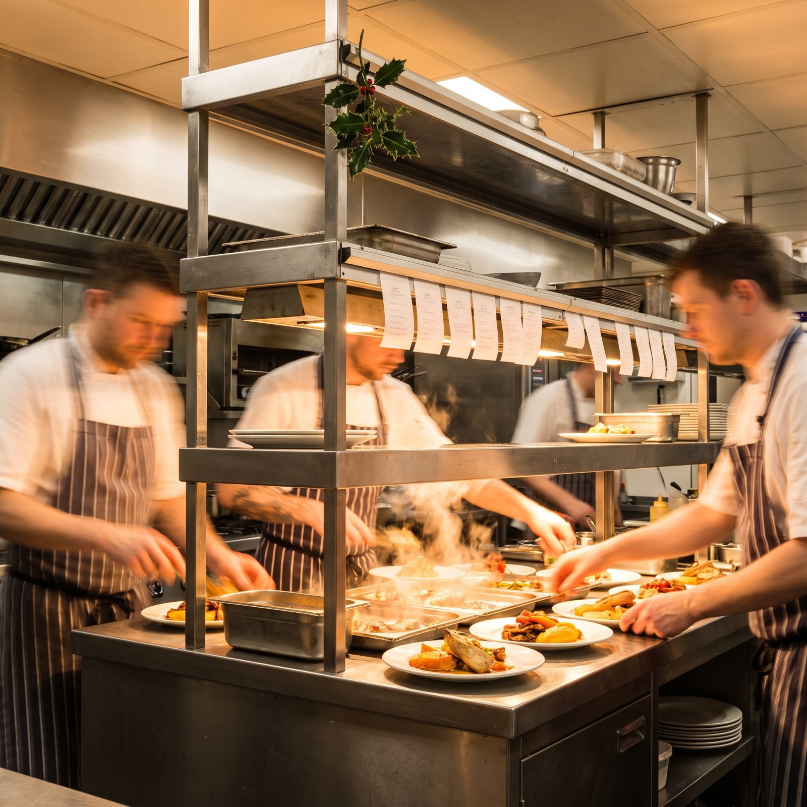 The Satisfying Flow of a Relentlessly Busy Holiday Shift