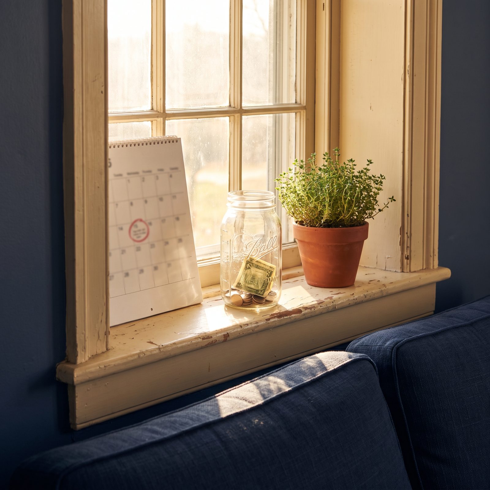Saving Whatever Happens to Be Left at Month's End