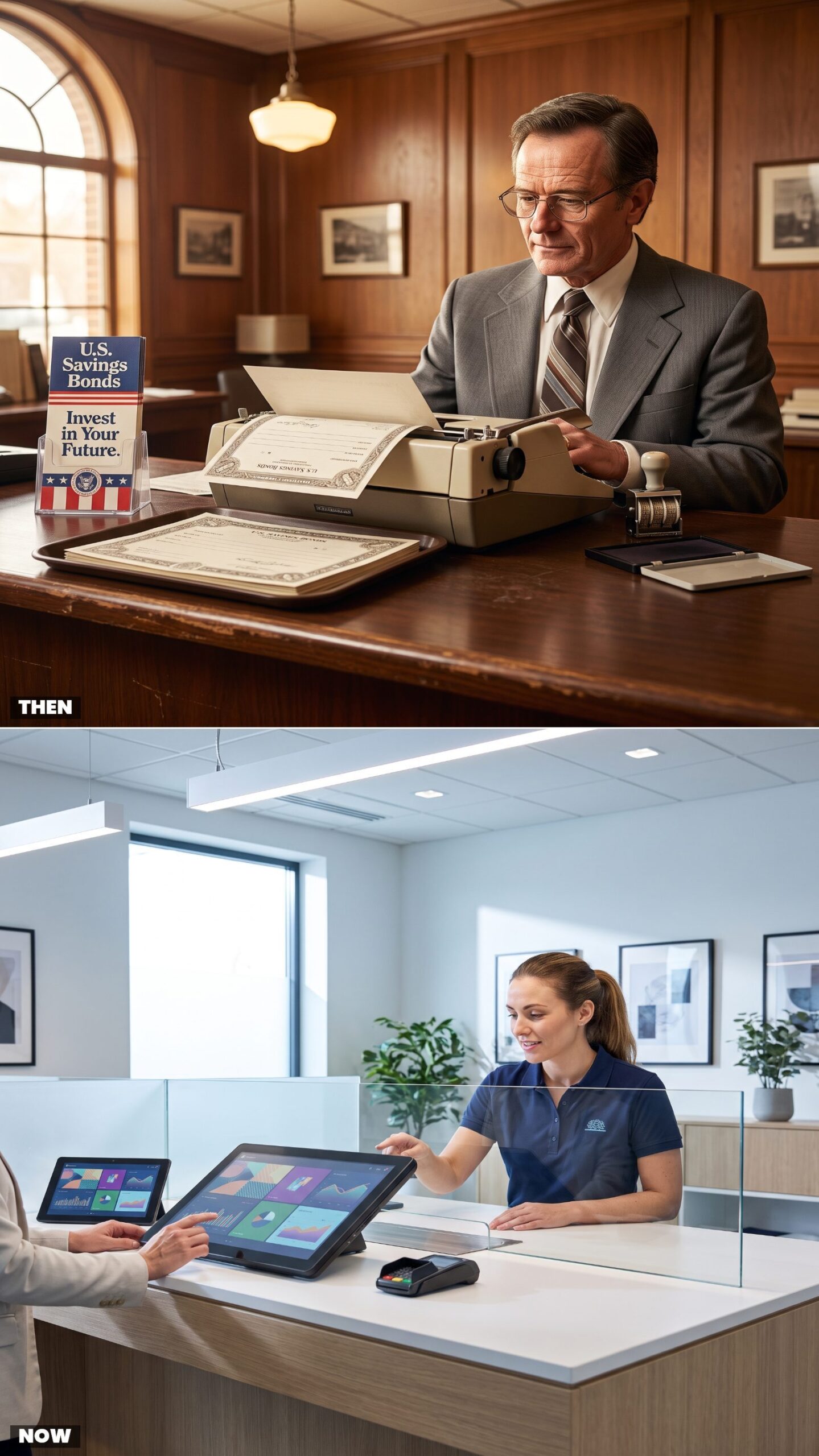The Savings Bond Sales Counter