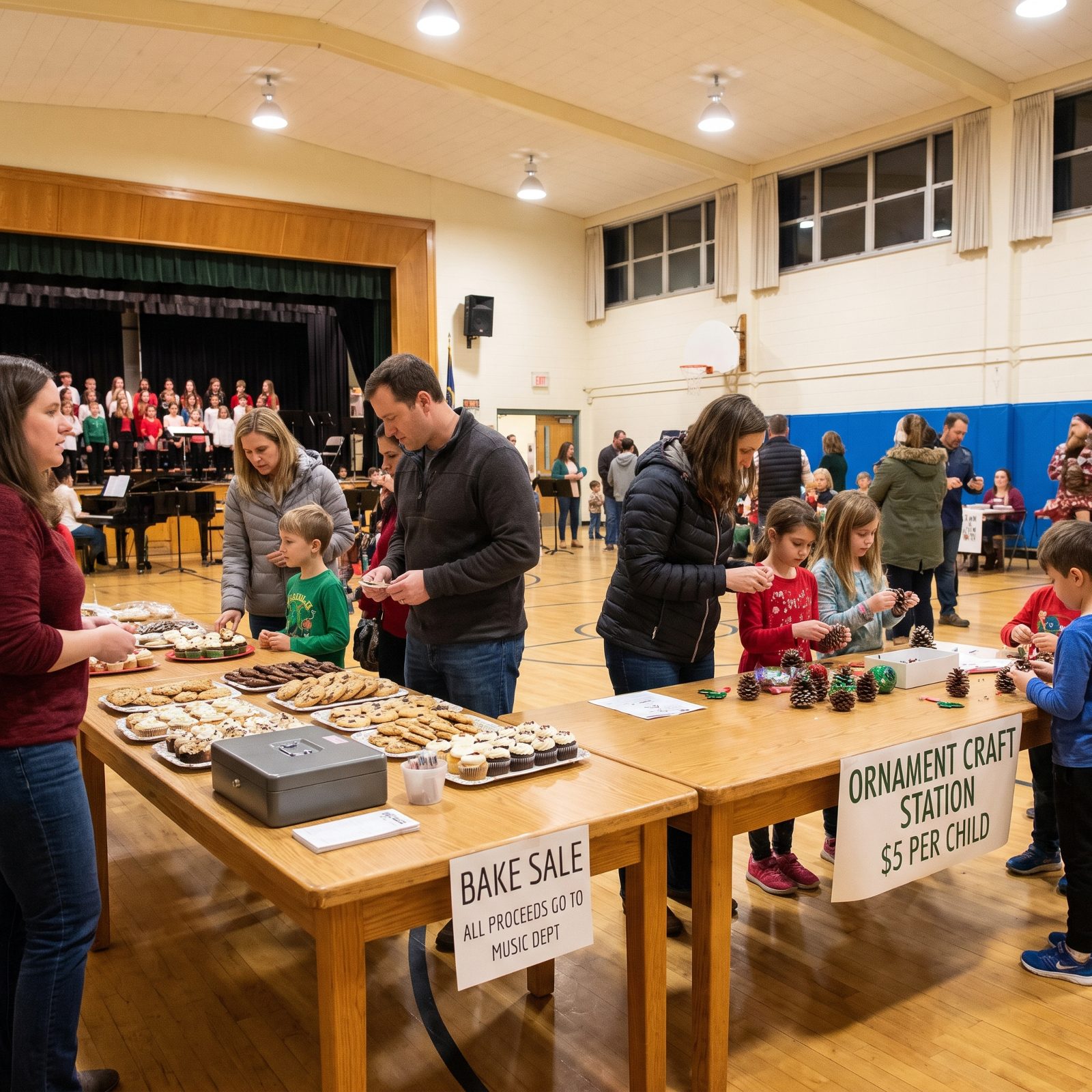 School Concert and Holiday-Fair Costs