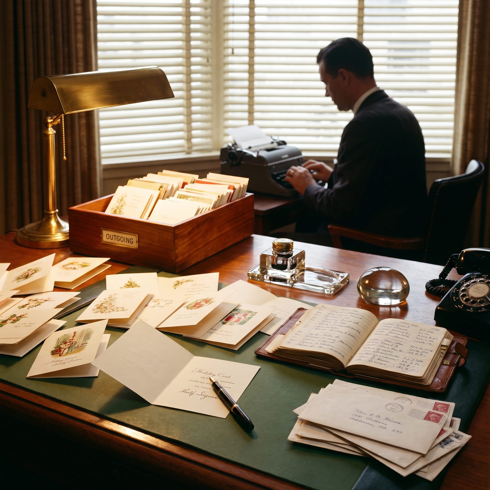 Sending Hundreds of Hand-Signed Corporate Christmas Cards