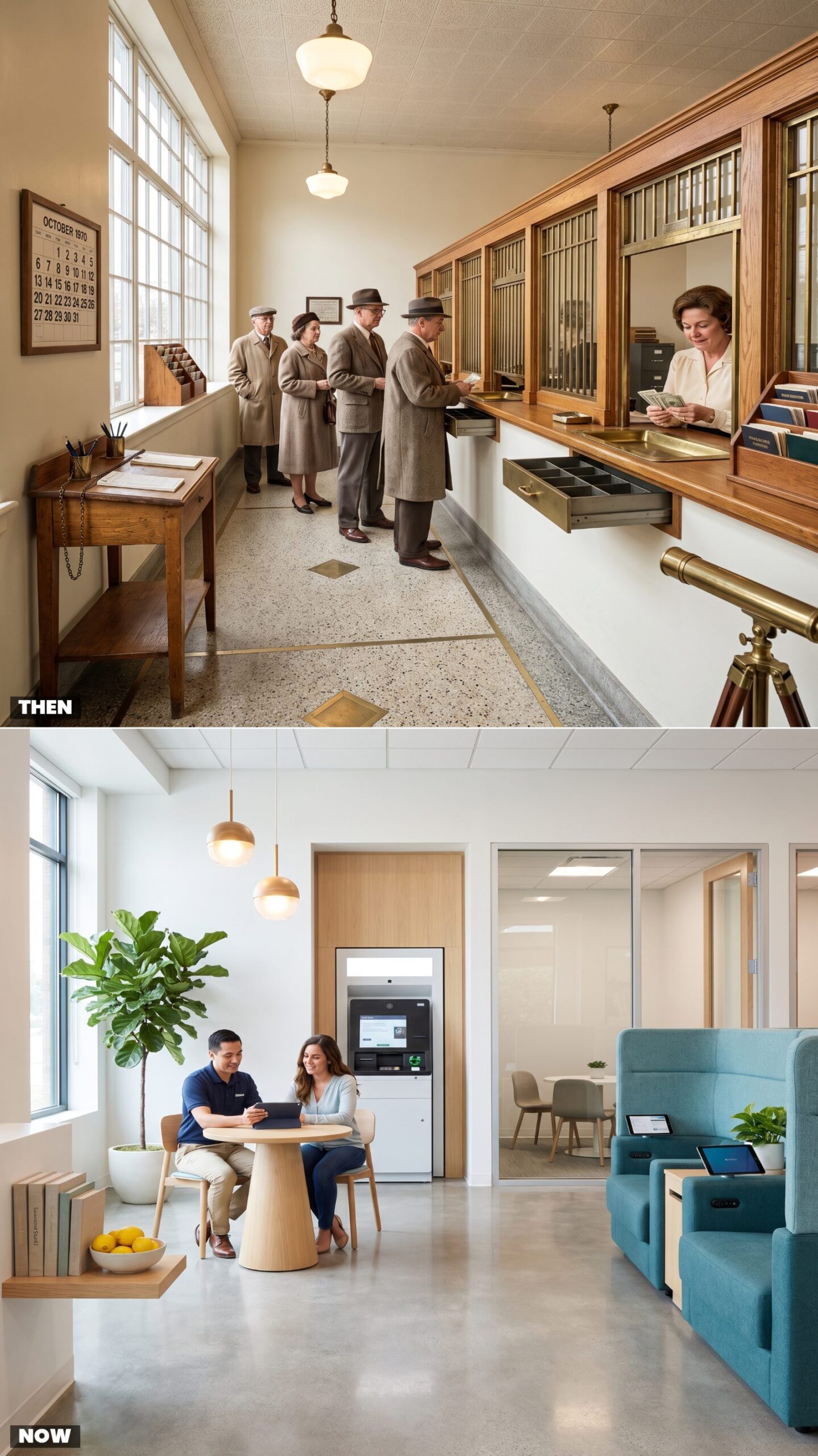 The Small Cashless Bank Branch