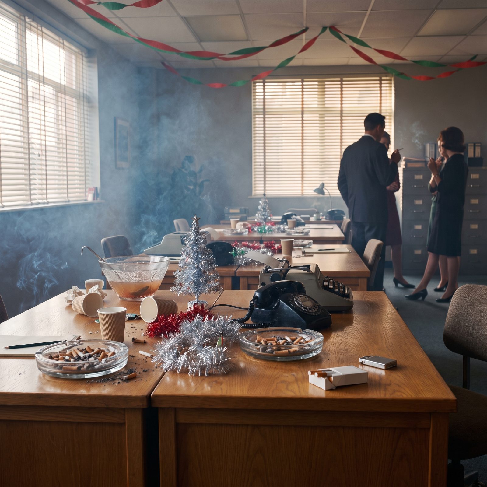 Smoking Throughout the Office Christmas Party