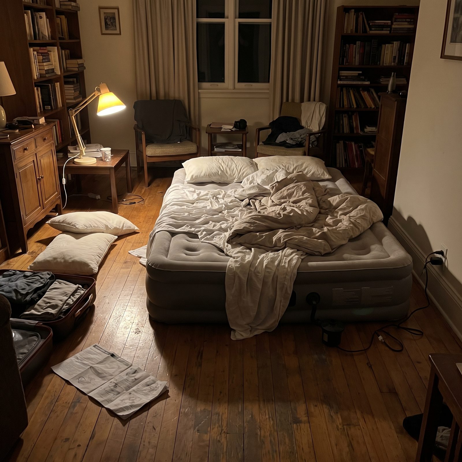 A Temporary Bed for Overnight Visitors