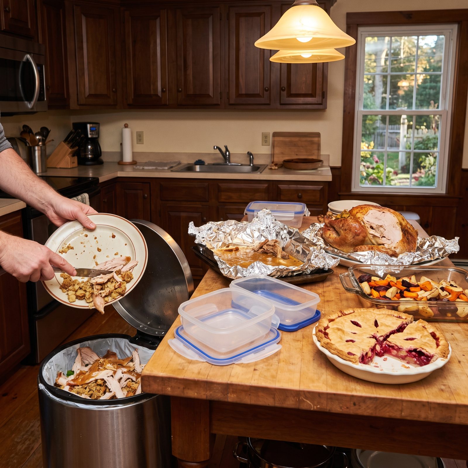 Throwing Away Leftovers Instead of Planning a Second Meal