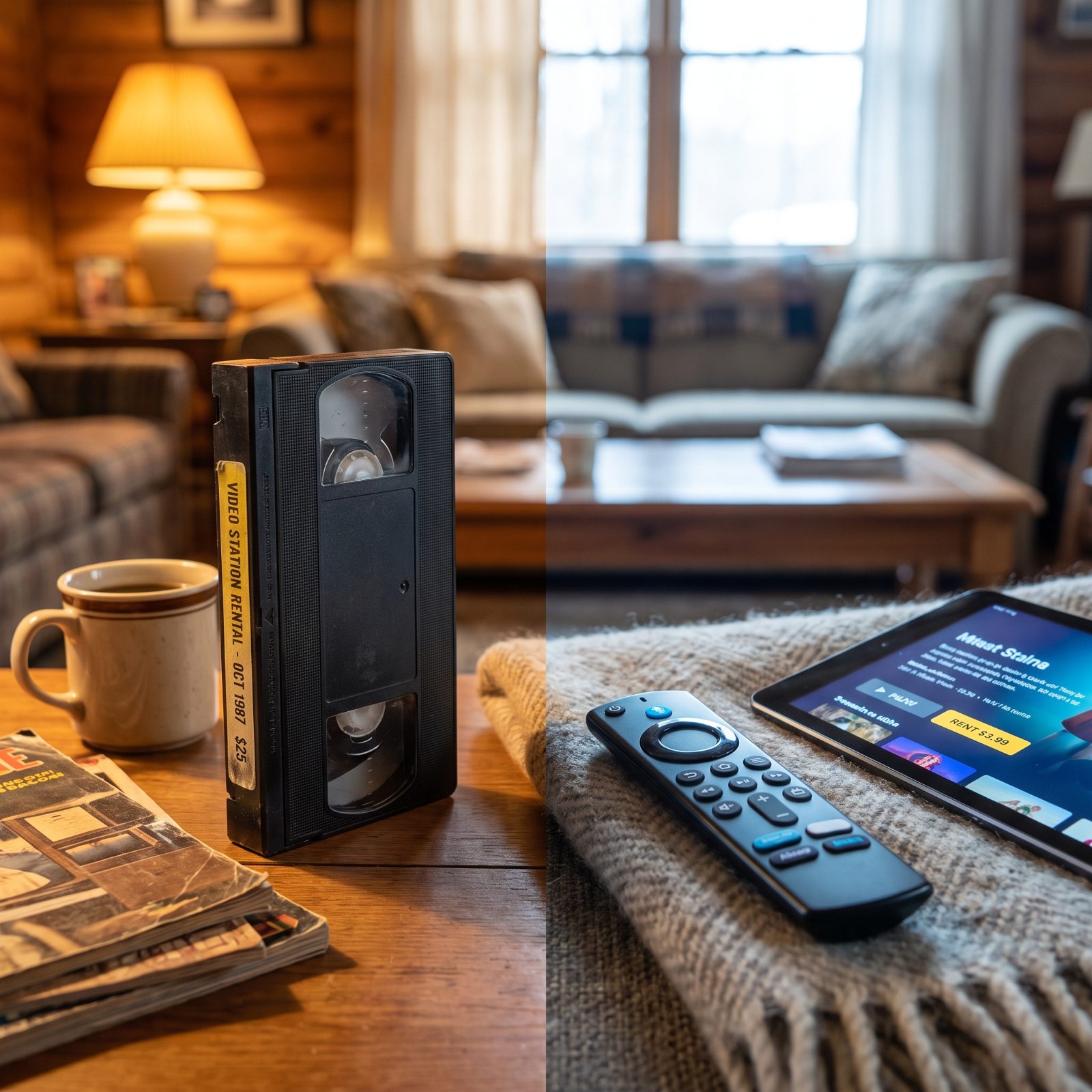 A VHS Movie Versus a Streaming Rental: $25 to Own Then, $4 to Rent Now