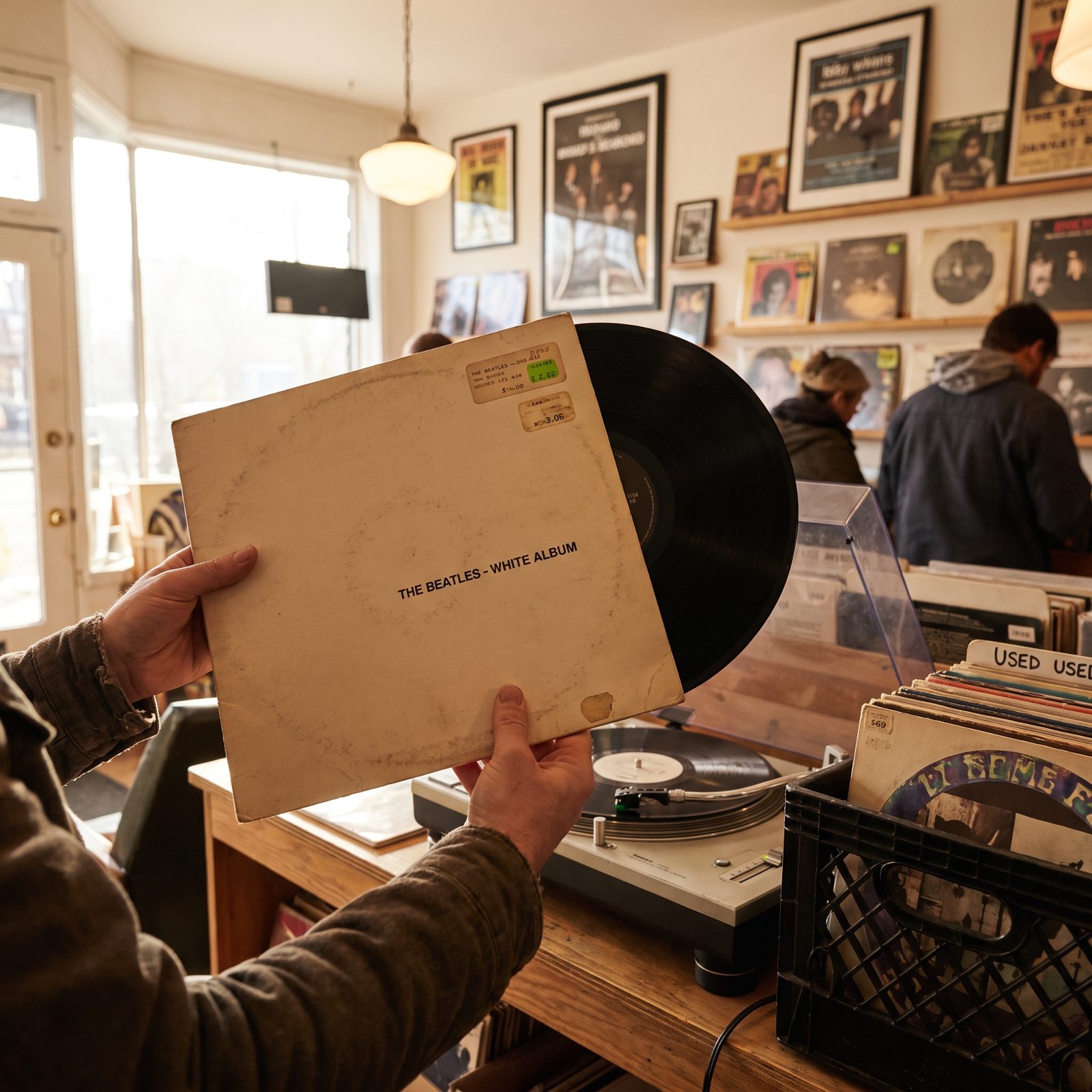 A Vinyl Record Album: Around $4 for the Whole Thing