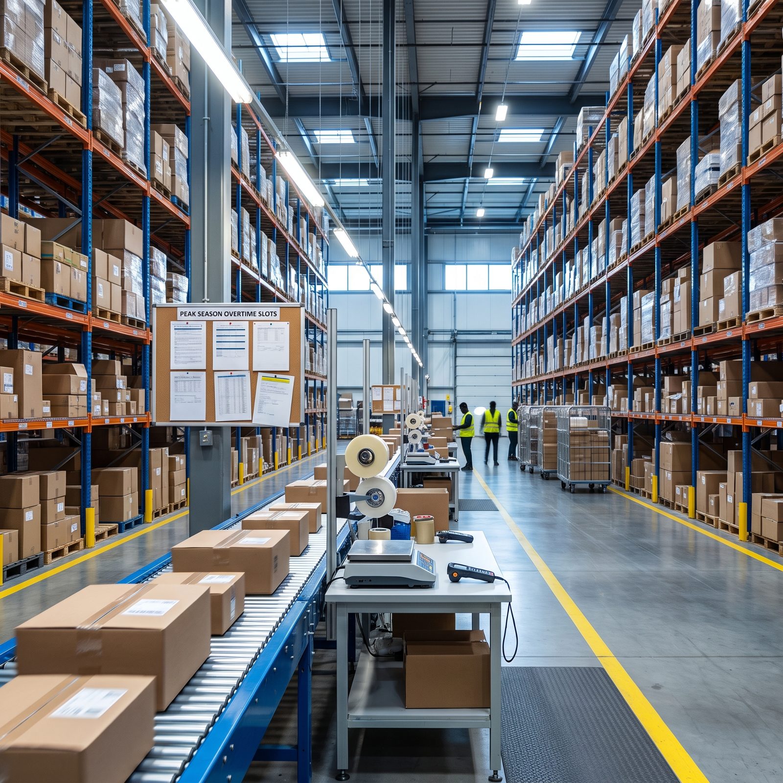 Warehouse Crews Earn Overtime on Holiday Order Volume